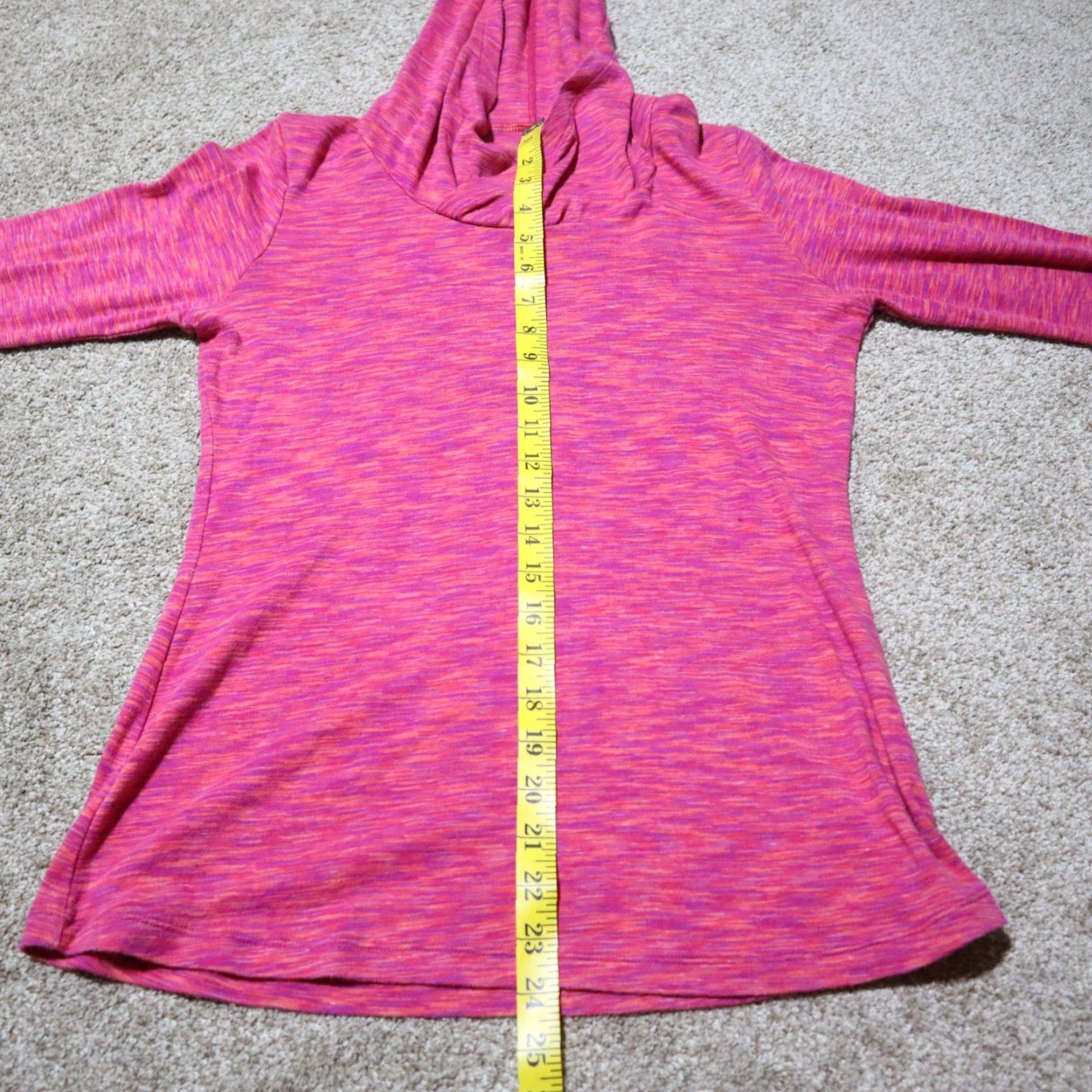 Pinko Columbia Hoodie Women Large L Pink Lightweight Zip Front Jacket Size L / US 10 / IT 46 - 4 Thumbnail
