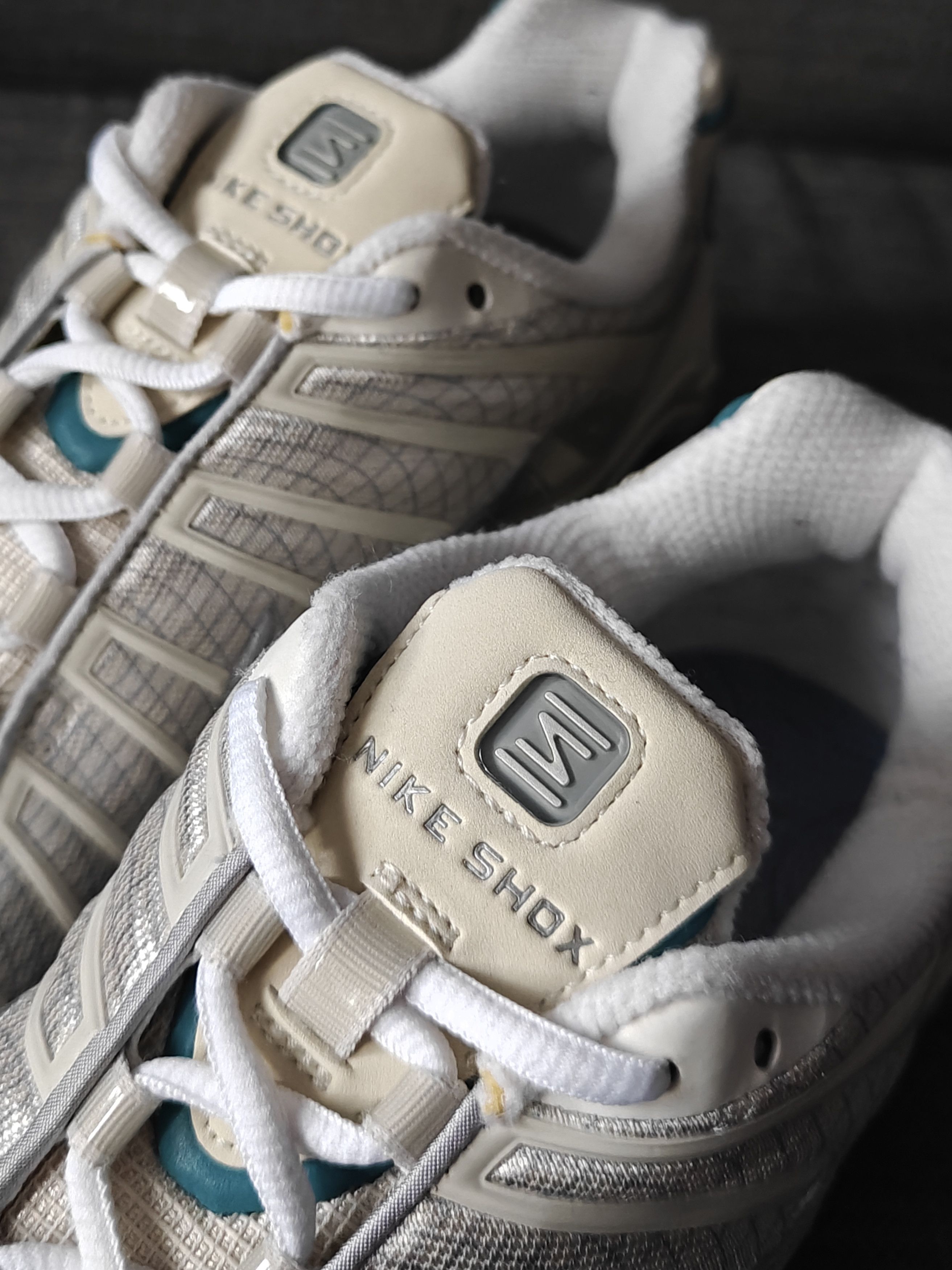 Nike × Vintage 2019 Nike Shox TL "Light Bone" 42.5 Creamy White Grey Blue Size US 9 / EU 42 - 8 Thumbnail