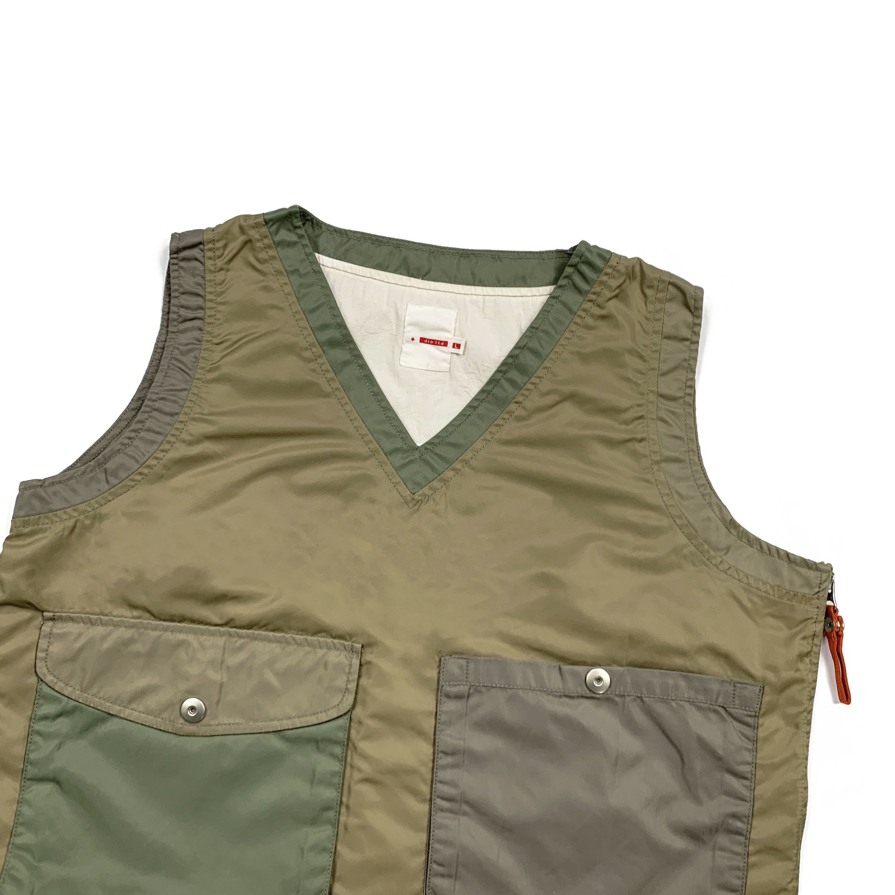 Beams Plus × Engineered Garments Dip Ltd Mixed Pullover Vest (Navy) Size US M / EU 48-50 / 2 - 4 Thumbnail
