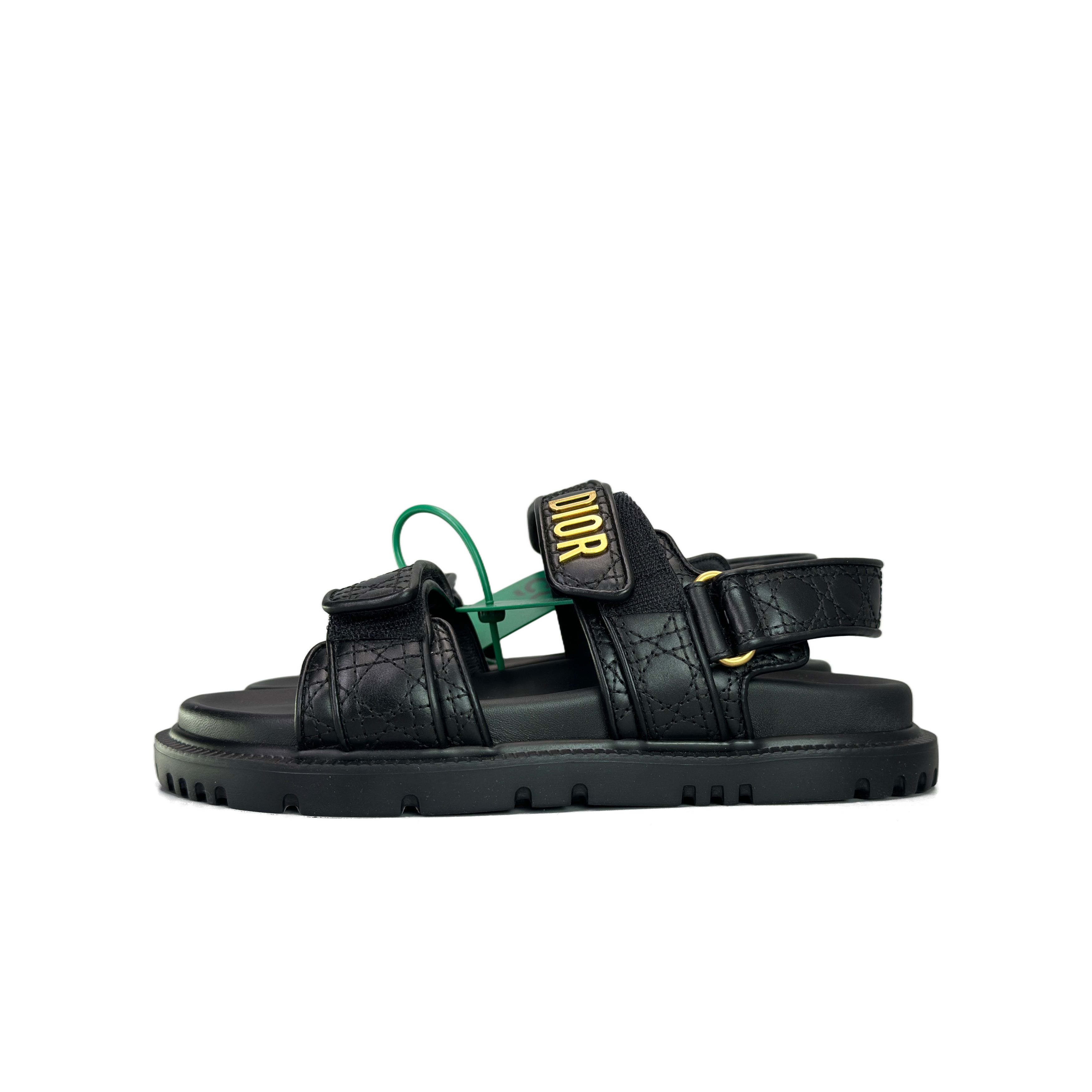 Dior Dior DiorAct Quilted Leather Sandals Size 36 Size US 6 / IT 36 - 1 Thumbnail