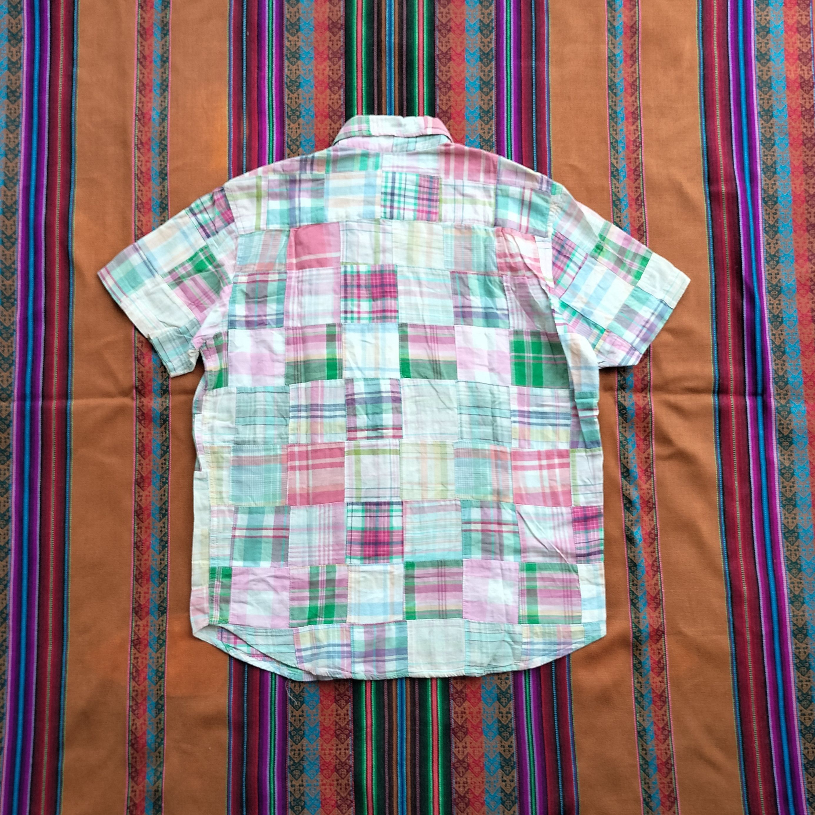 Beams Plus Beams plus patchwork ss shirt Size US S / EU 44-46 / 1 - 3 Thumbnail