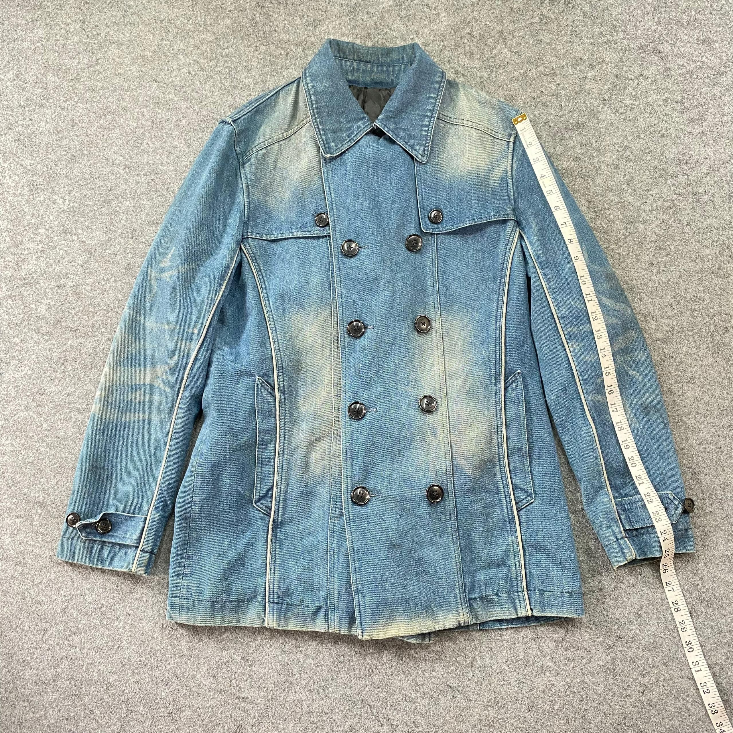 Vintage Semantic Design Denim Jacket