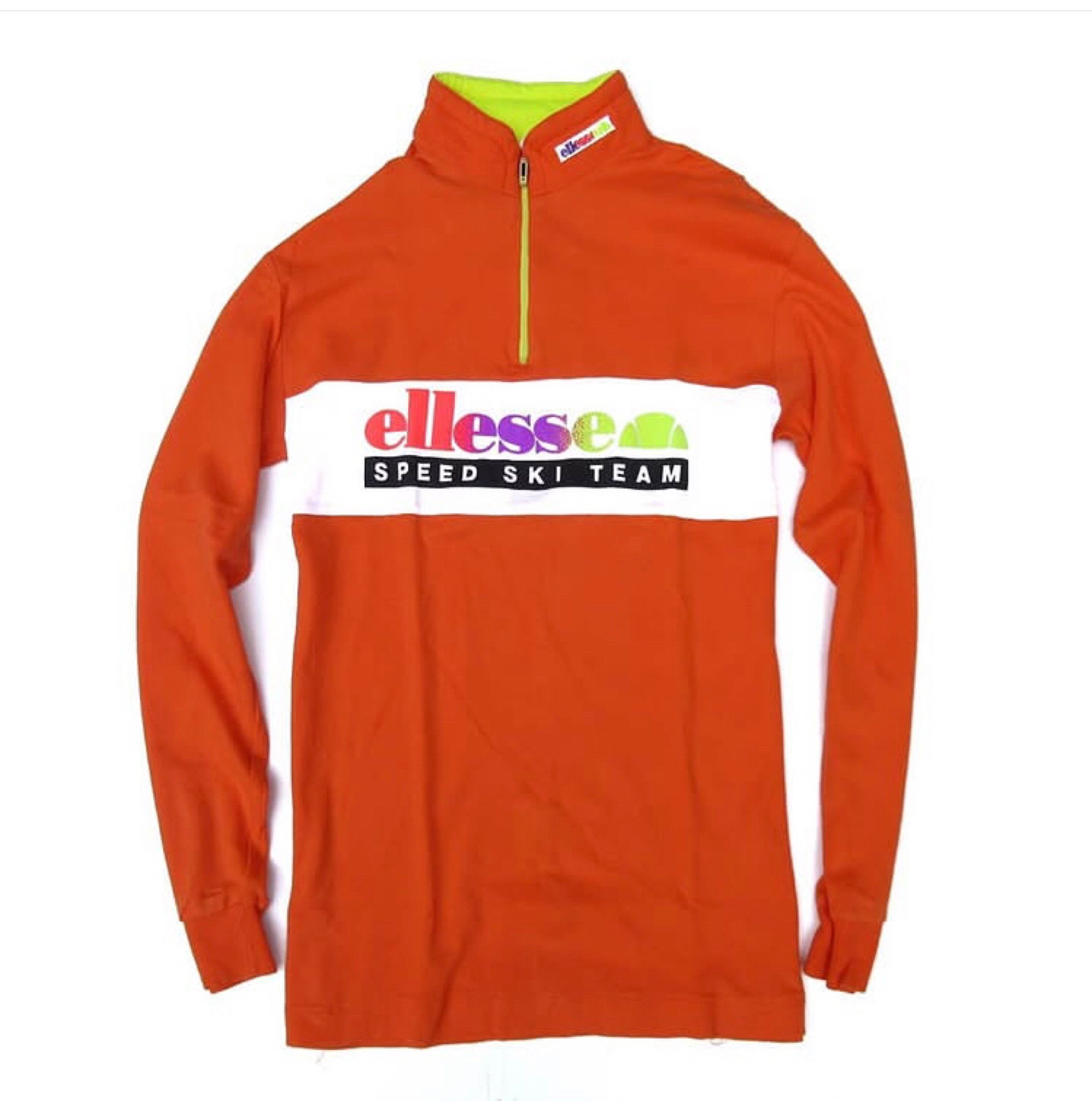 Ellesse × Ski-Doo × Vintage vintage Ellese 80s Sports Style halfzip sweater jumper long Size US S / EU 44-46 / 1 - 1 Thumbnail