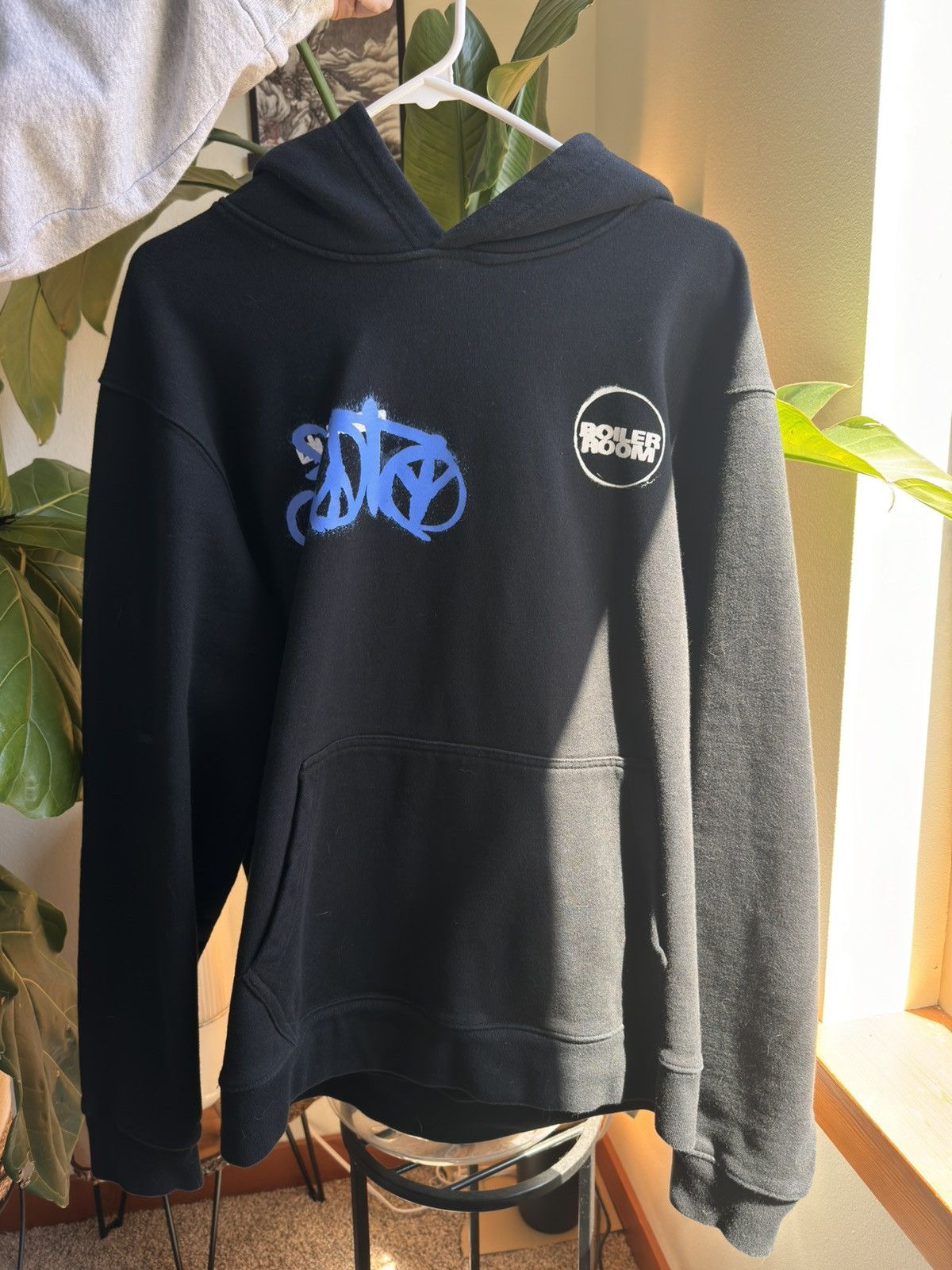 image of Boiler Room X Berlin Exclusive Hoodie in Black, Men's (Size Large)