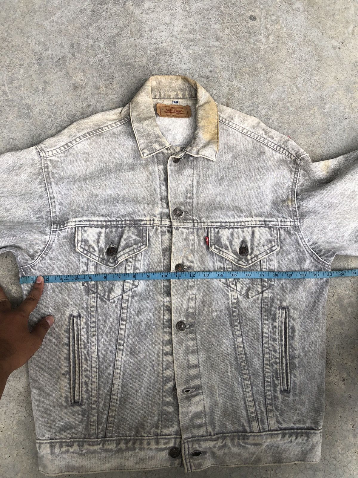 Levi's Vintage 80s Levis Denim Jacket Distressed Denim Size US M / EU 48-50 / 2 - 21 Thumbnail
