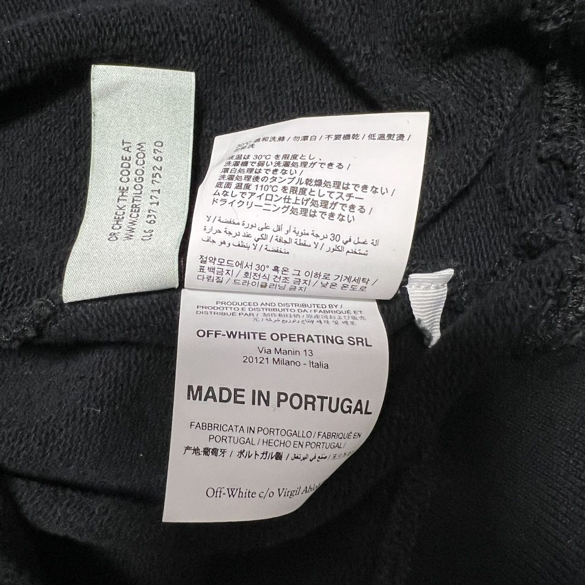 Off-White OFF-WHITE FW20 PASCAL SKELETON HOODIE Size US M / EU 48-50 / 2 - 9 Thumbnail