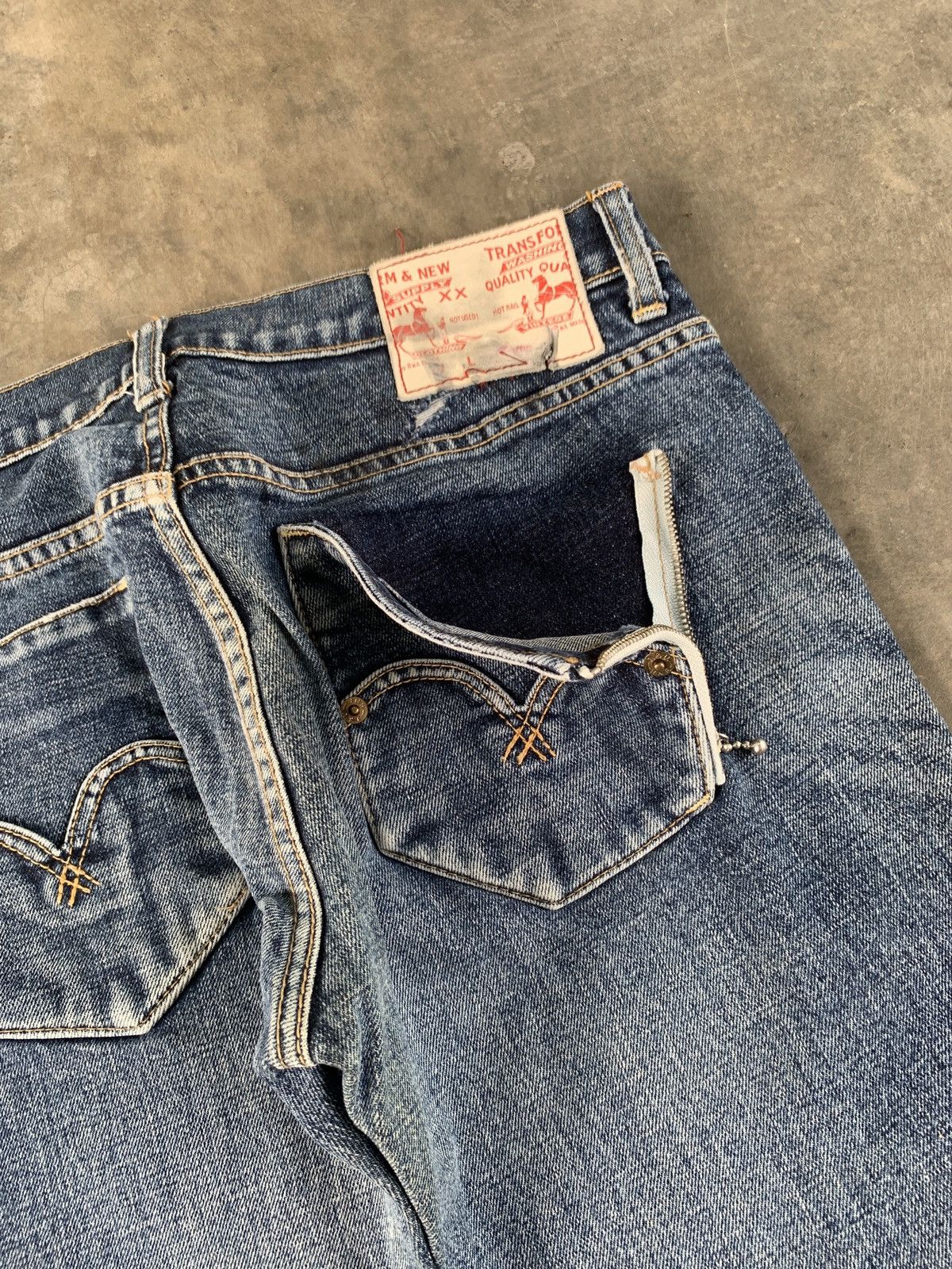 Japanese Brand 2000s y2k rna.inc japanese denim Size US 31 - 6 Thumbnail