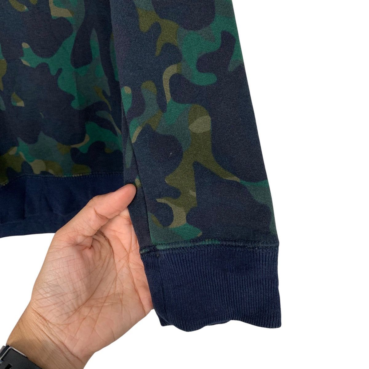 Nike Nike Camo Big Logo Sweatshirt Size S / US 4 / IT 40 - 9 Thumbnail