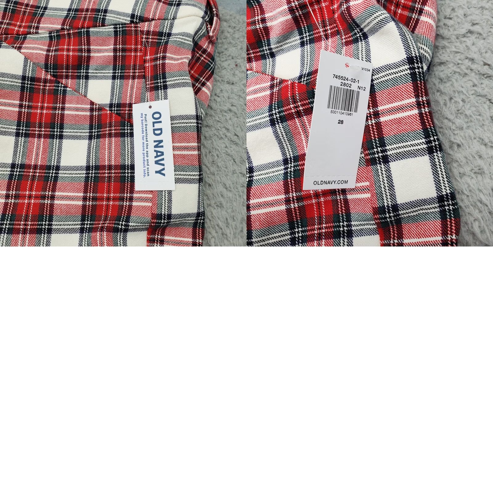 Old Navy Old Navy Women 28 Multi Plaid High Rise Pixie Skinny Pants Size 28" / US 6 / IT 42 - 8 Thumbnail