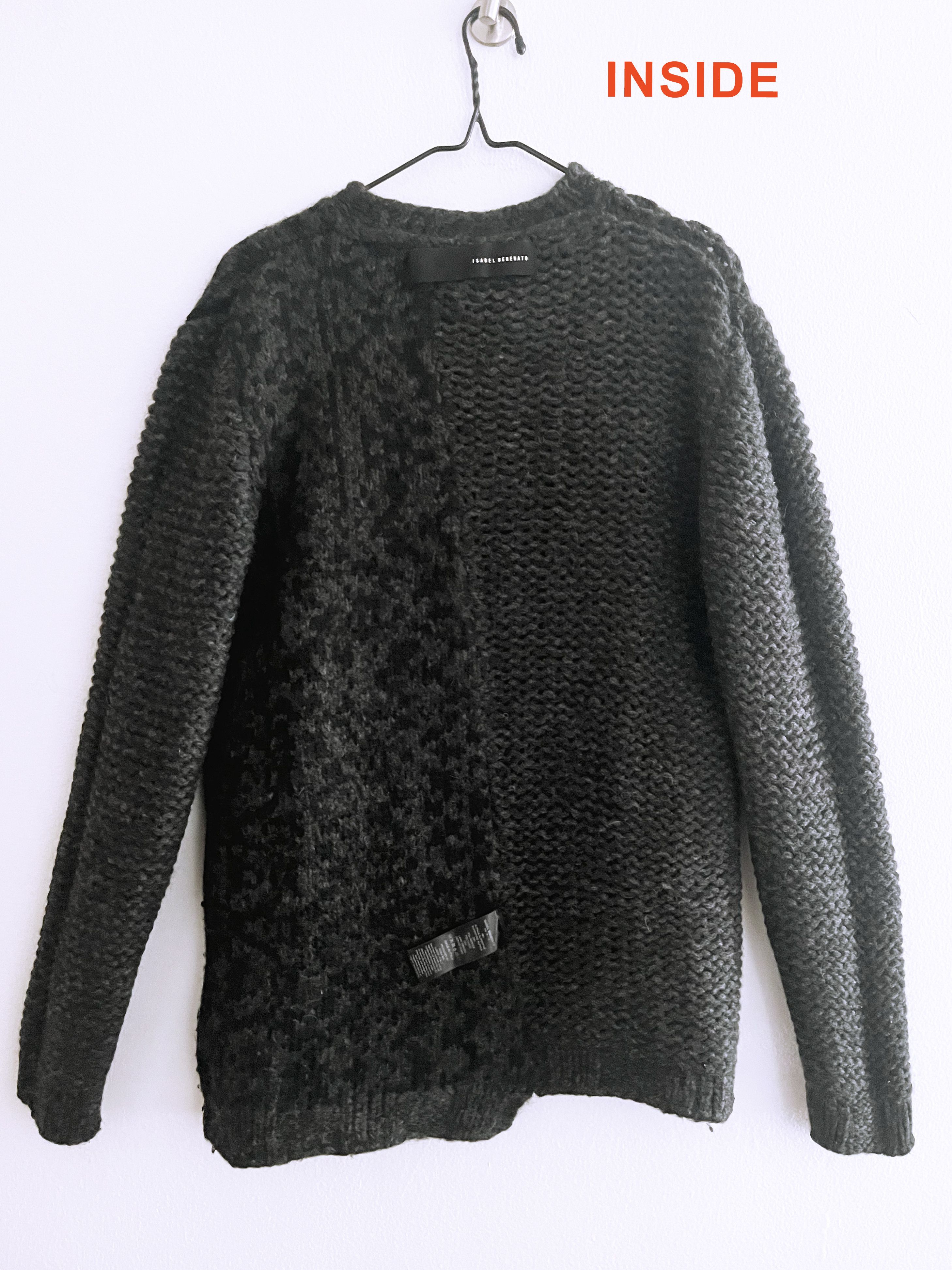 Isabel Benenato superfine alpaca knit sweater/ asymmetrical hem Size US S / EU 44-46 / 1 - 13 Thumbnail