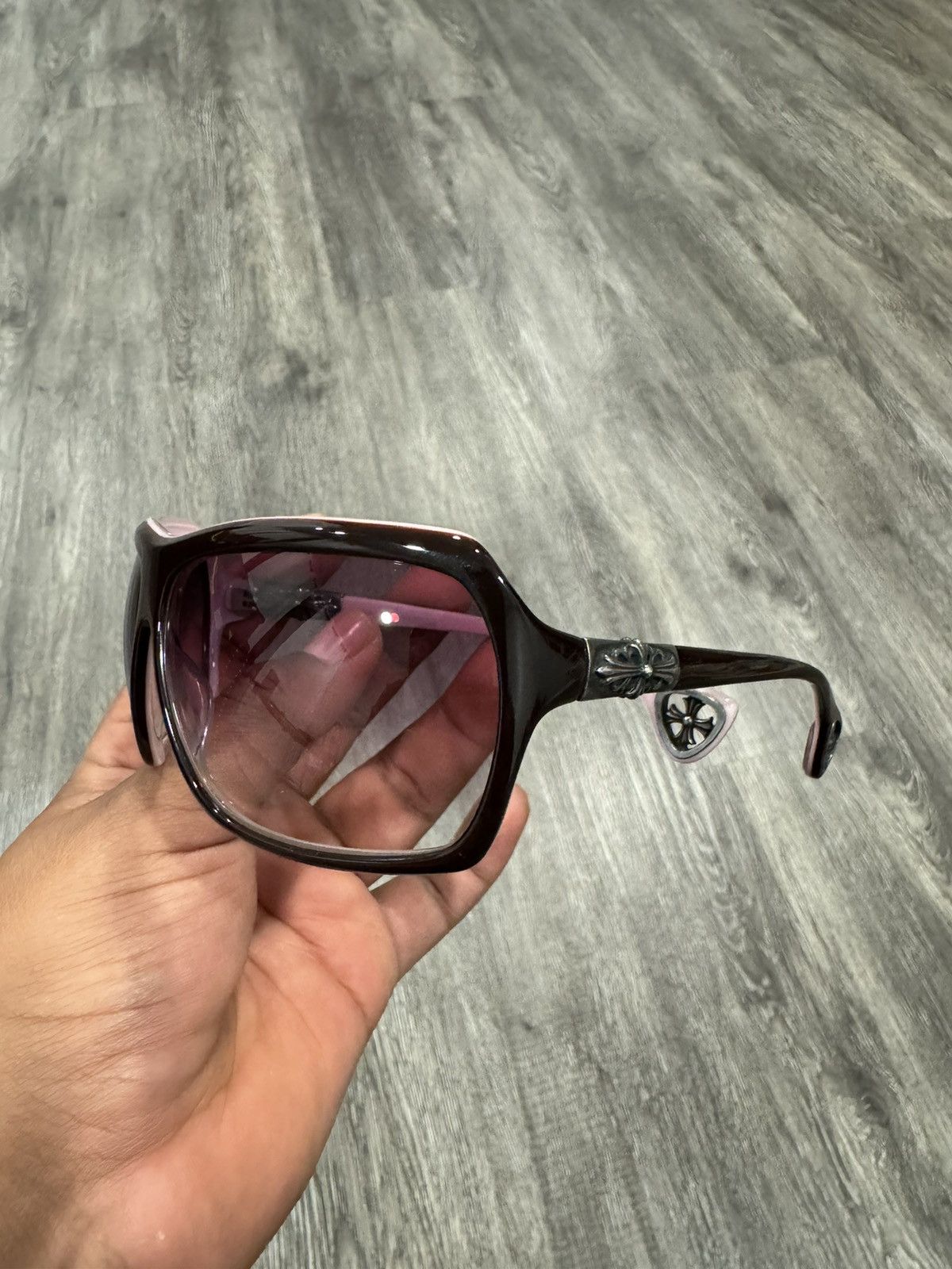 Chrome Hearts Thrust Sunglasses Chrome Hearts Thrust Square Sunglasses - Brown Sunglasses  main image 2