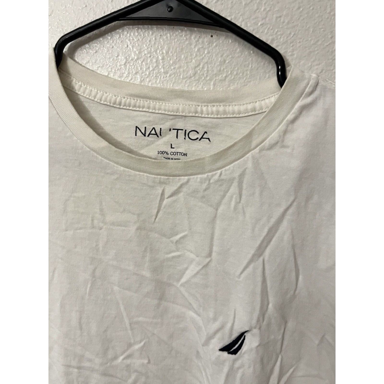 Nautica Nautica Men's Large Long Sleeve Solid White Pullover Sweater - Classic Knit, Lightweight, Embroidered Logo Size US L / EU 52-54 / 3 - 3 Thumbnail