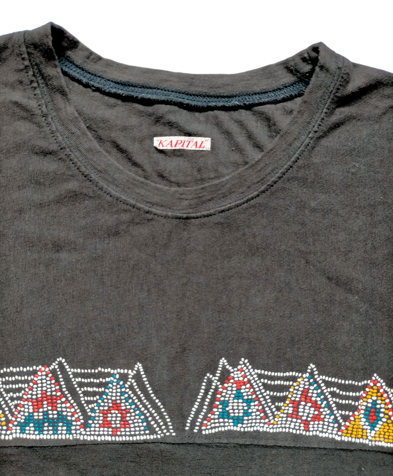 Kapital Kapital Three Quarter Black T-shirt Size US S / EU 44-46 / 1 - 3 Thumbnail