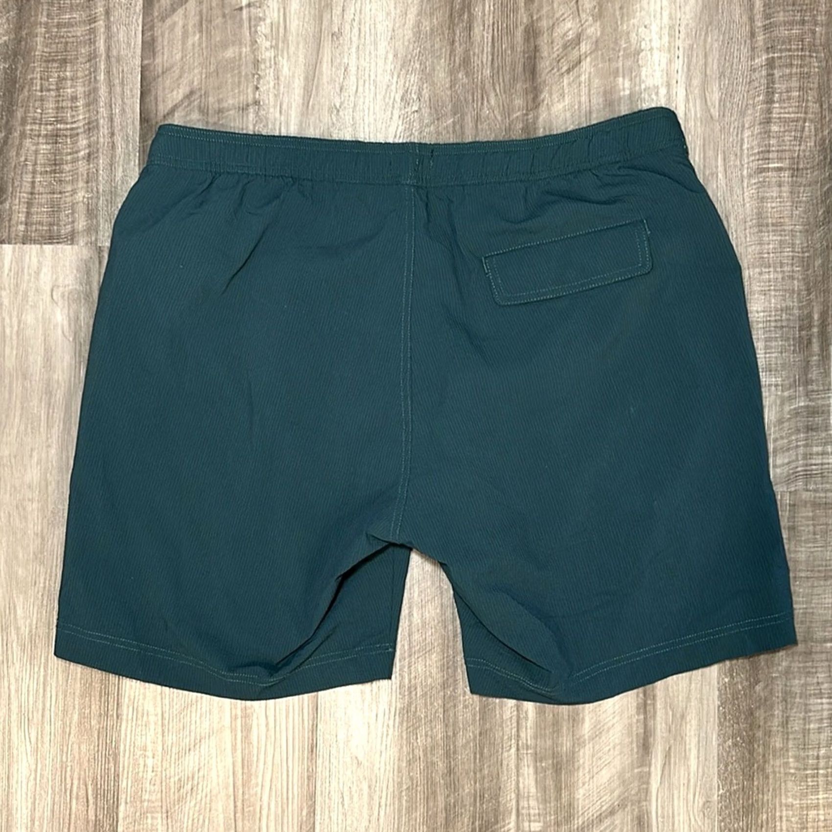 Onia Onia Calder Seersucker Swim Trunks Bottom 2XL Men Green Regular Sized 2XL Dark Green Charcoal MS6036 Size US 39 - 2 Thumbnail
