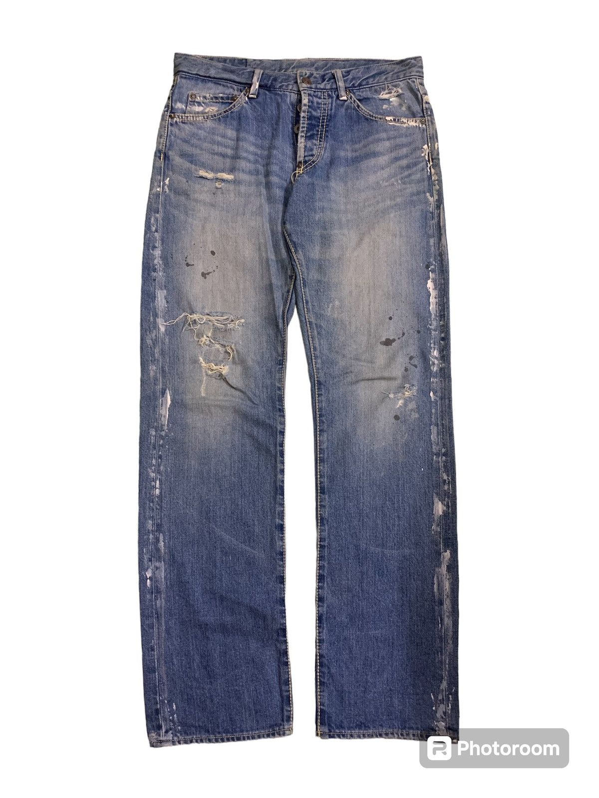 Kapital Vintage Journal Standard Painted Denim Size US 30 / EU 46 - 1 Thumbnail