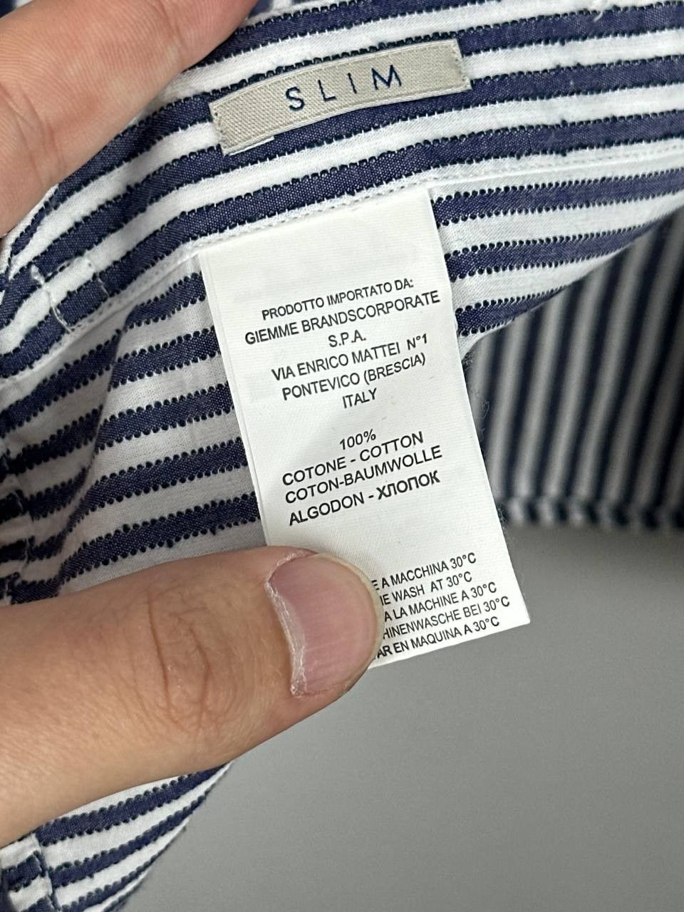 Tintoria Mattei Vintage Tintoria Mattei 954 Shirt Italy Slim Luxury Size US M / EU 48-50 / 2 - 9 Thumbnail