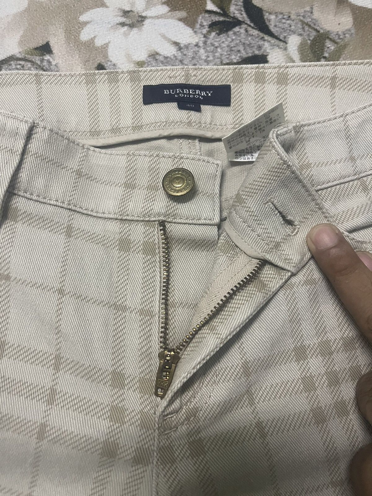 Burberry Burberry London Pant Flare Size 31" - 14 Thumbnail