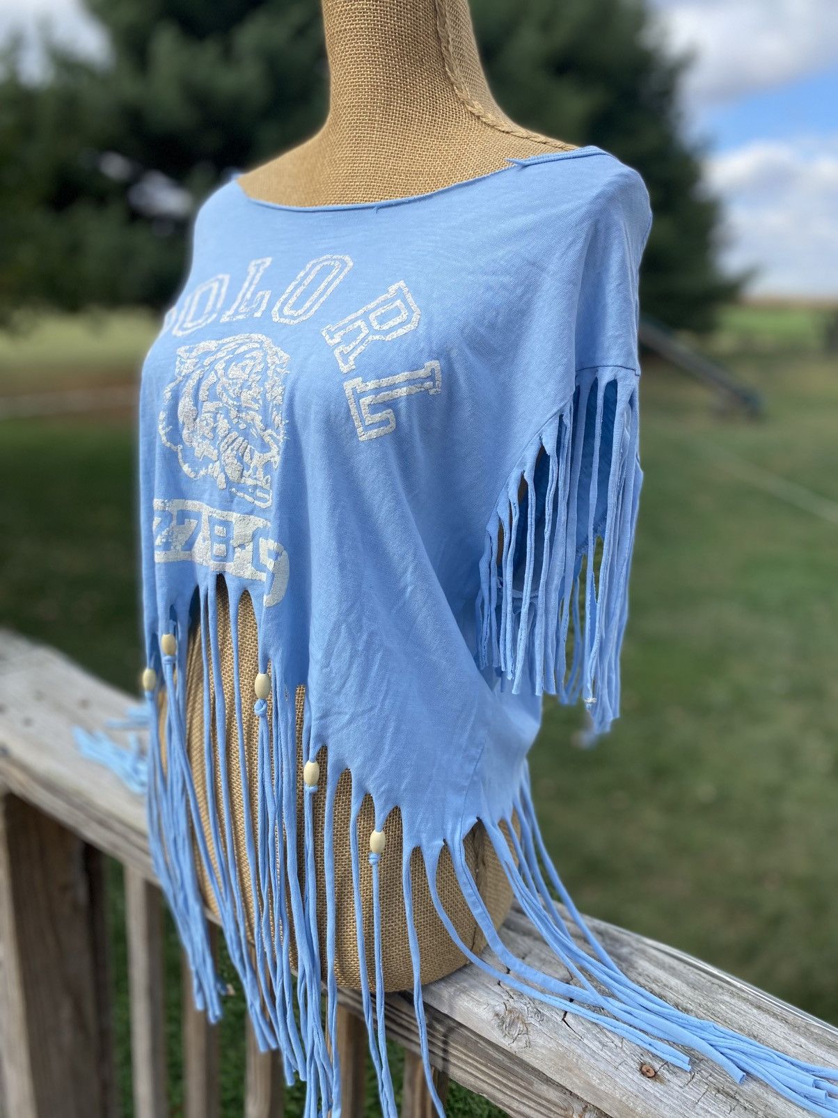 Polo Ralph Lauren Handcrafted Polo RL Fringe Festival Cutoff Tee Size XL Size XL / US 12-14 / IT 48-50 - 3 Thumbnail