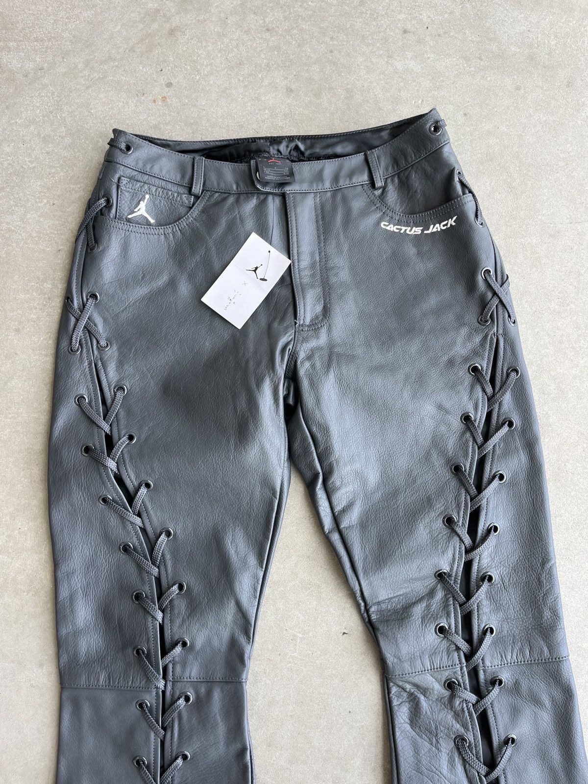 Jordan Brand × Travis Scott Jordan x Travis Scott Leather Pants (unisex) Size US 28 / EU 44 - 6 Thumbnail