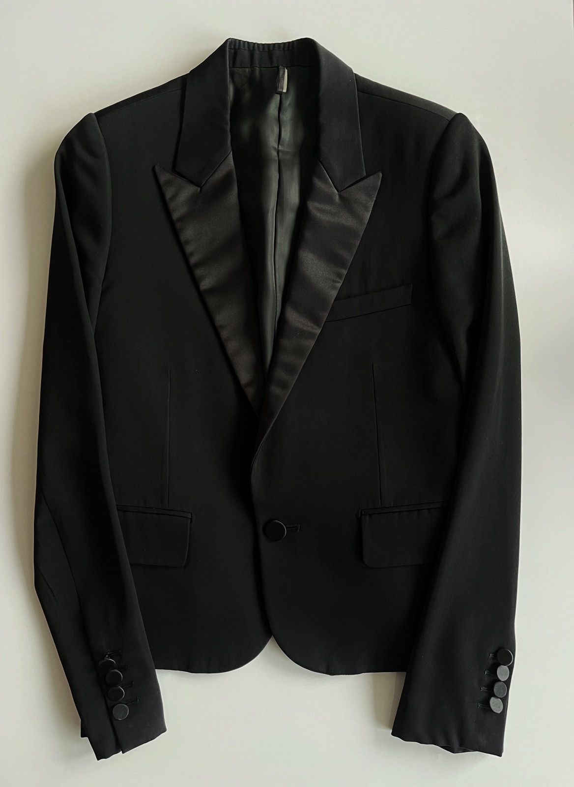 ジャケット・アウター DIOR HOMME TUXEDO JACKET Dior Homme Tuxedo Jacket - Size 52 IT