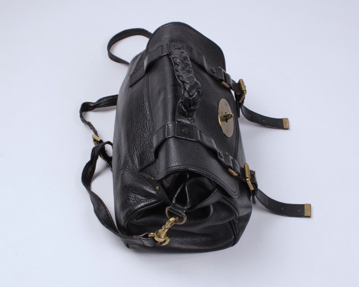 Designer × Mulberry MULBERRY Alexa Leather Black Handle Shoulder Bag 390207 Size ONE SIZE - 2 Thumbnail