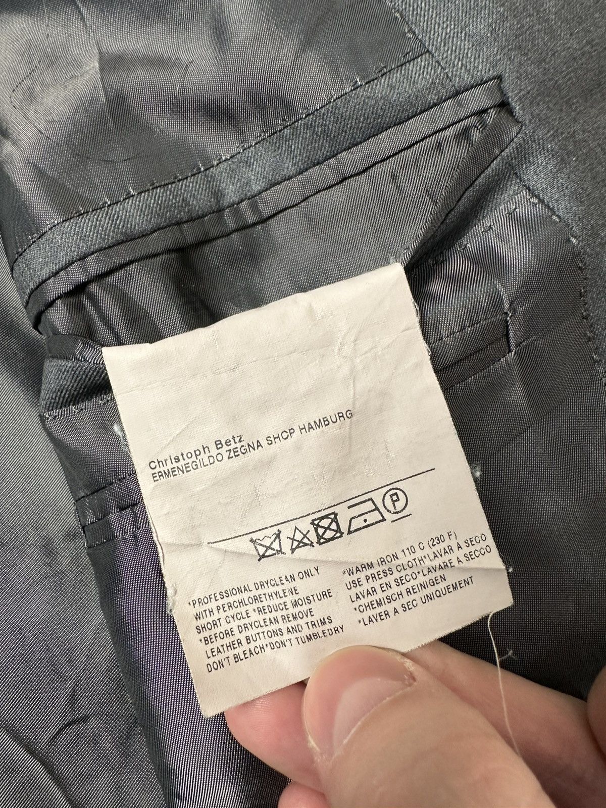Ermenegildo Zegna Men's Ermenegildo Zegna Su Misura Blazer Size 46R - 8 Thumbnail