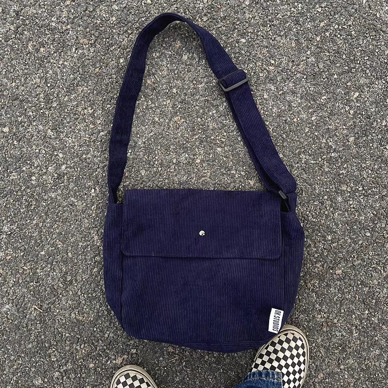 Vintage Vintage navy tote bag Size ONE SIZE - 1 Thumbnail