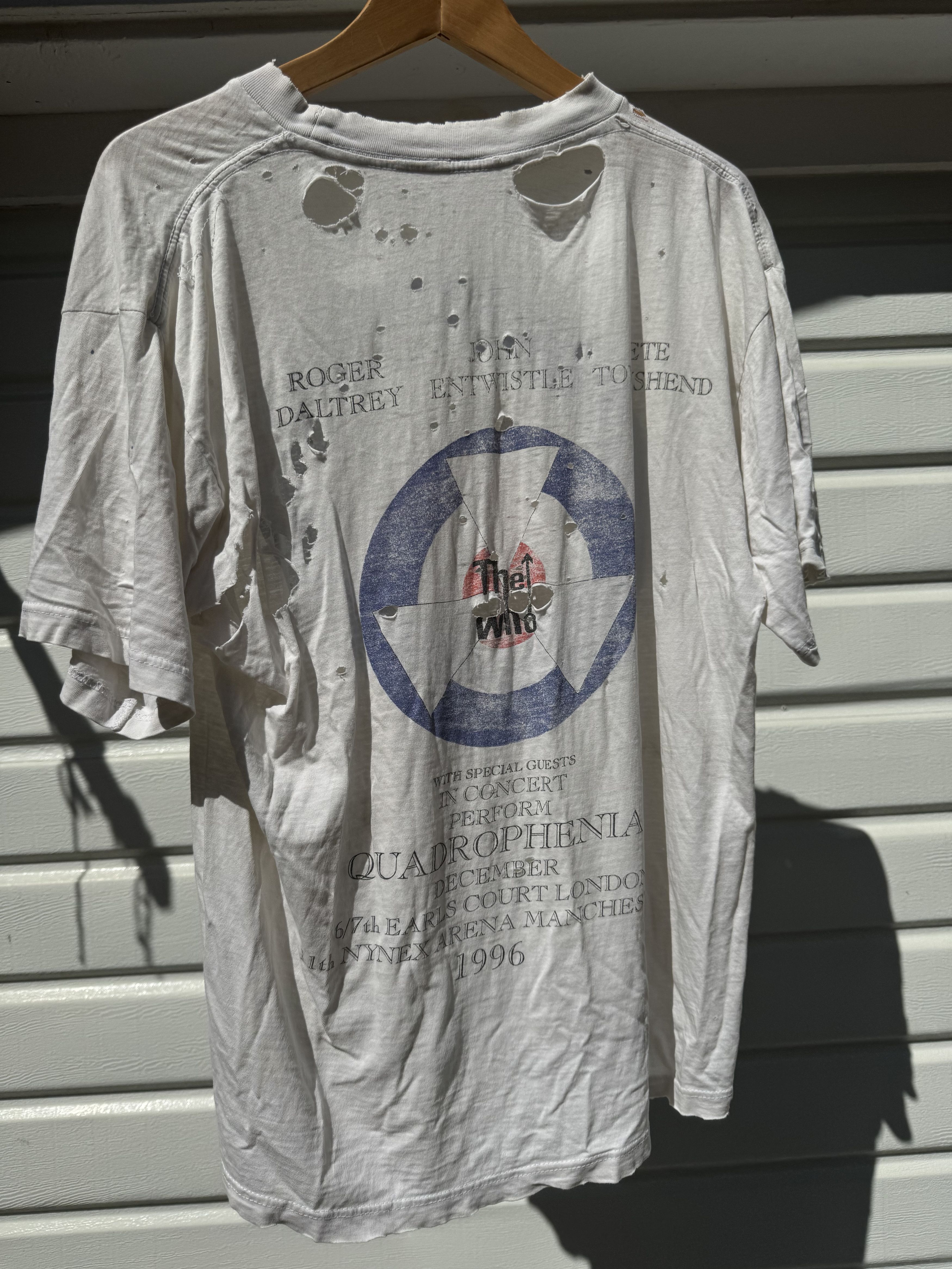 Vintage Vintage x Band Tee - The Who distressed Vintage Tour Tee Size US M / EU 48-50 / 2 - 6 Thumbnail