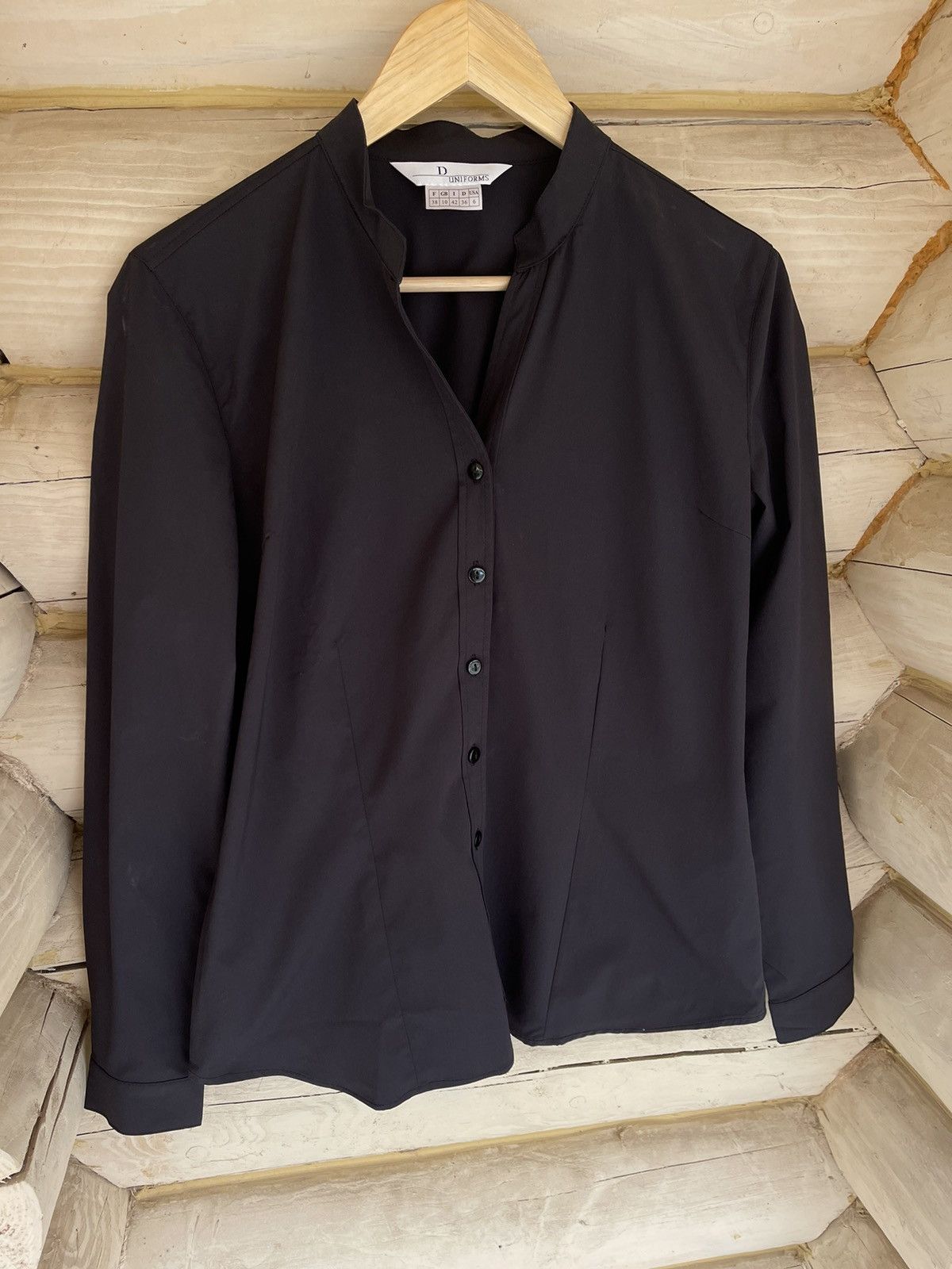 Dior 2022 Dior Uniform black longsleeve shirt Size M / US 6-8 / IT 42-44 - 2 Thumbnail