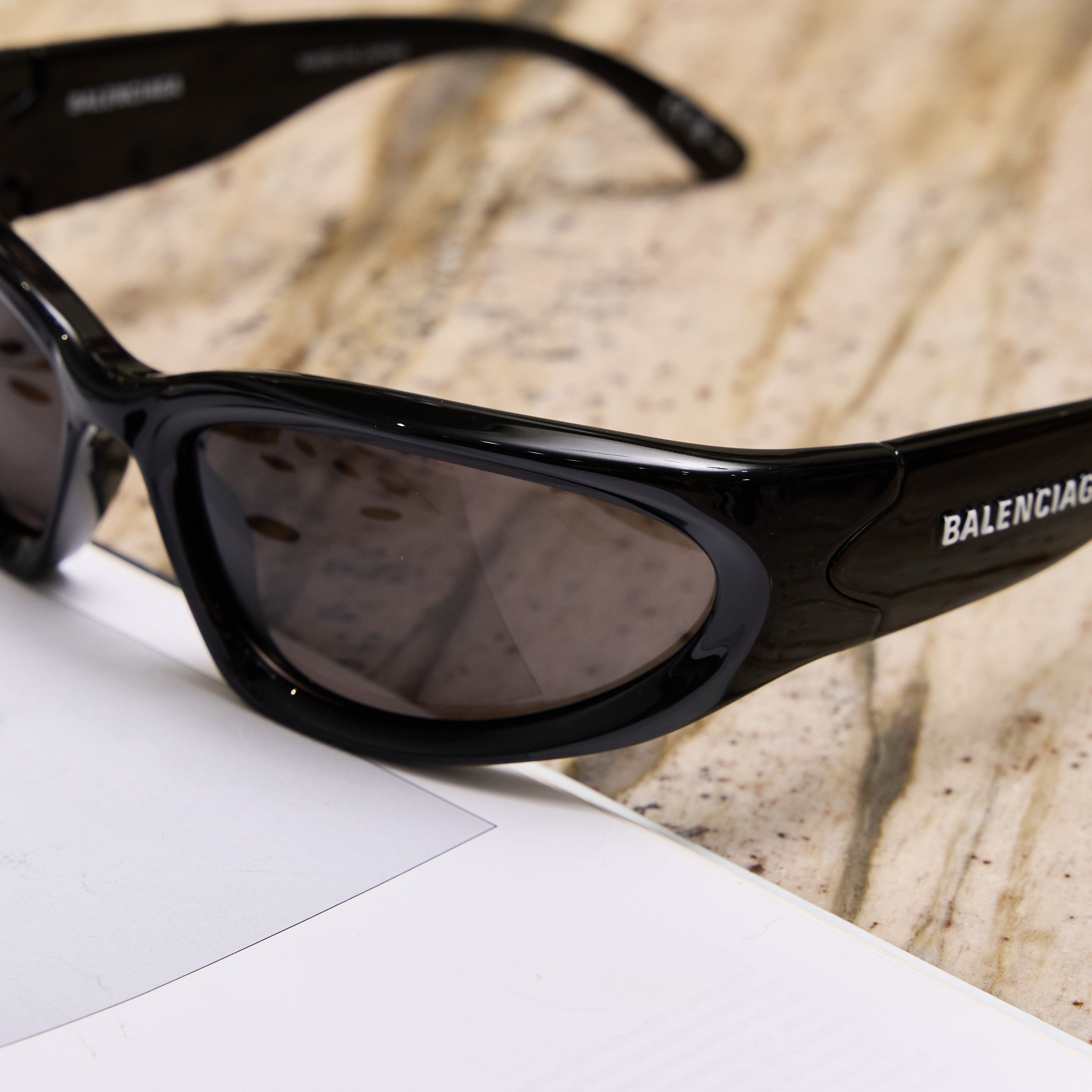 Balenciaga BALENCIAGA BB0157S 001 Sunglasses BLACK Size ONE SIZE - 4 Thumbnail
