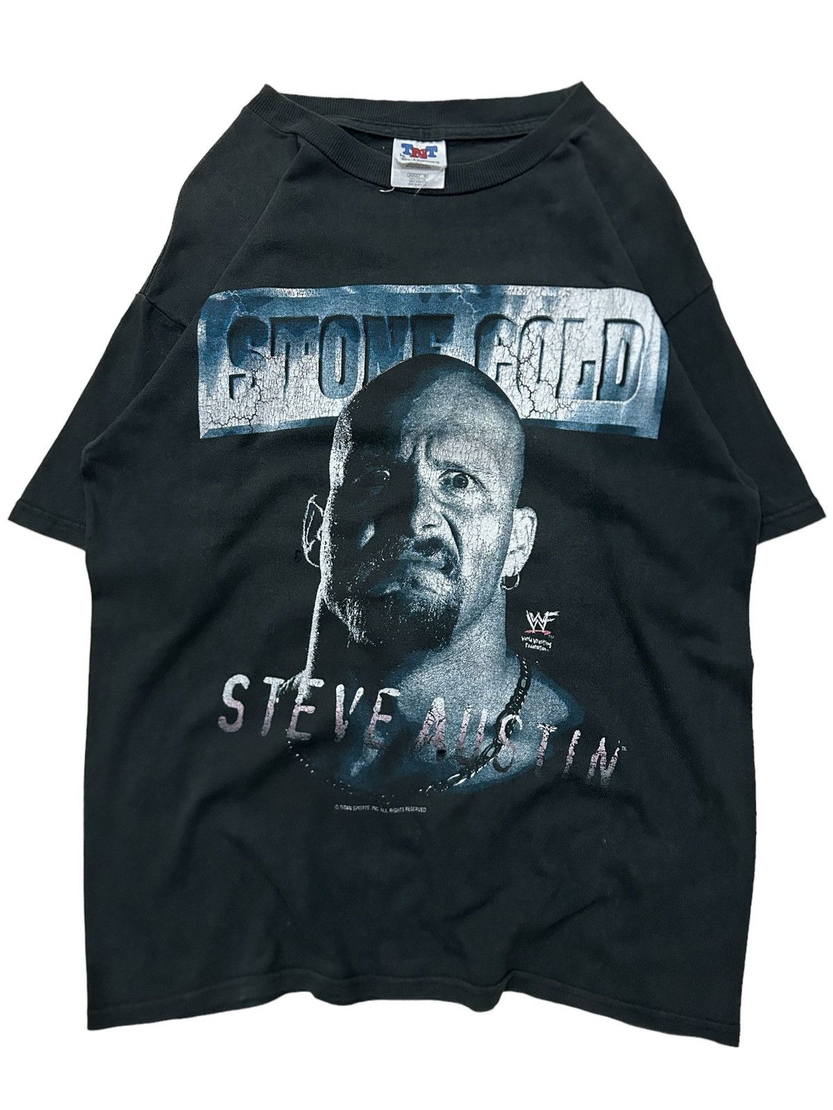 Vintage Vintage Stone Cold Steve Austin WWE WWF Distressed Tee Size US M / EU 48-50 / 2 - 1 Thumbnail