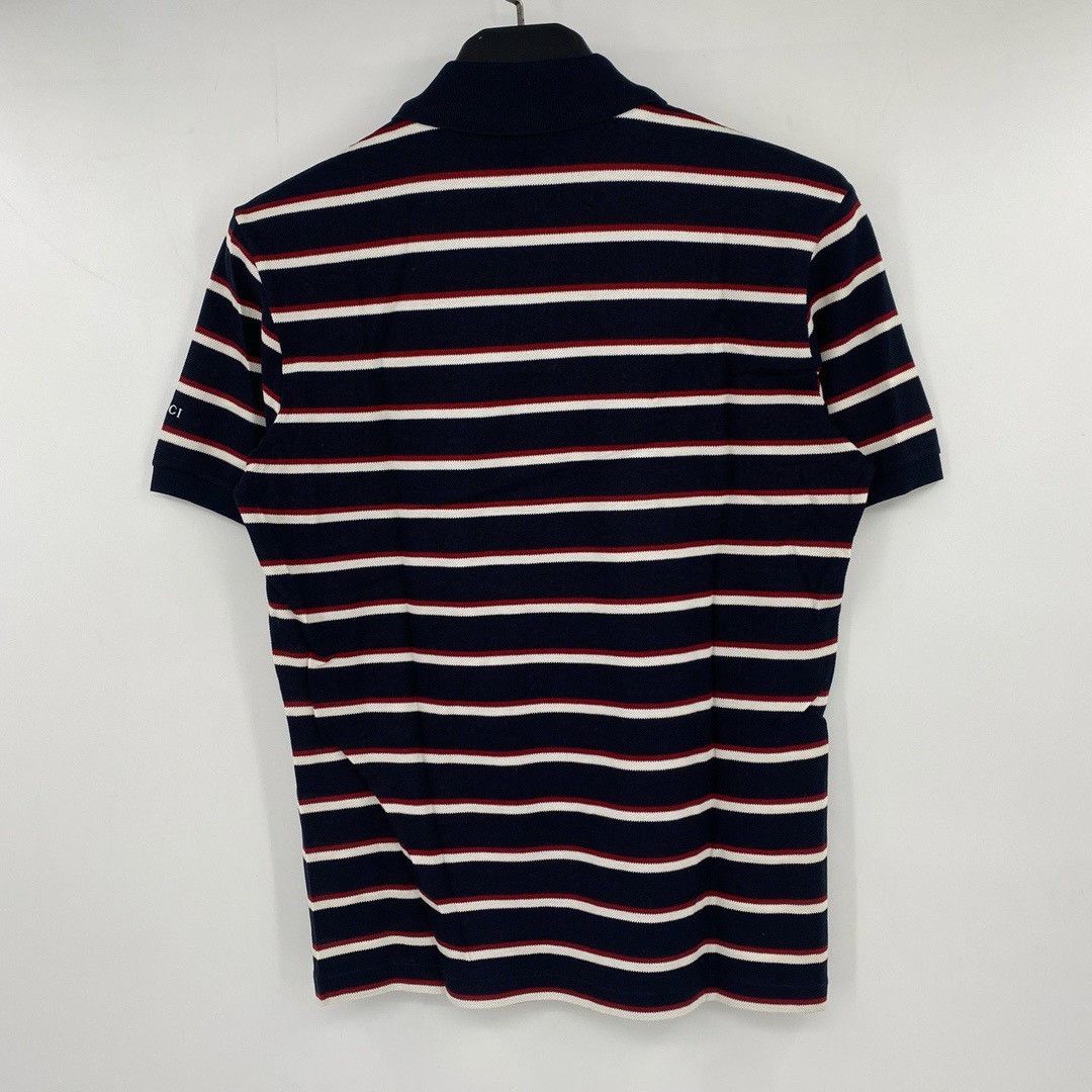 Gucci Gucci red and white striped sleeve letter short-sleeved POL Size US S / EU 44-46 / 1 - 2 Thumbnail