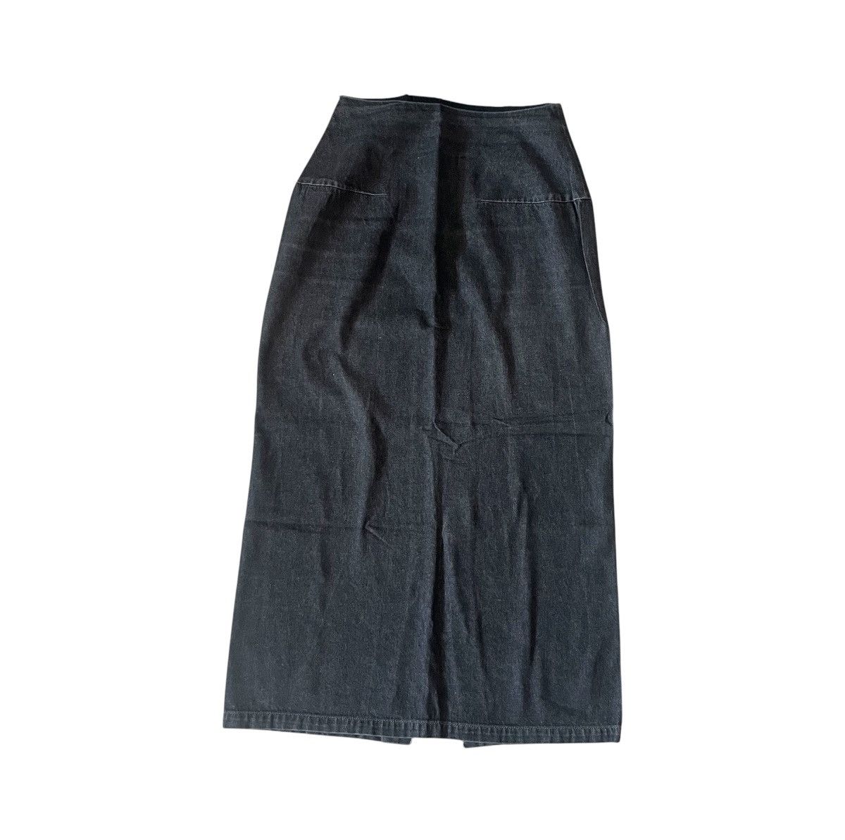 Yohji Yamamoto TAX FREE 🇺🇸 Vintage yohji yamamoto y’s maxi denim skirt Size 25" / US 0 / IT 36 - 6 Thumbnail