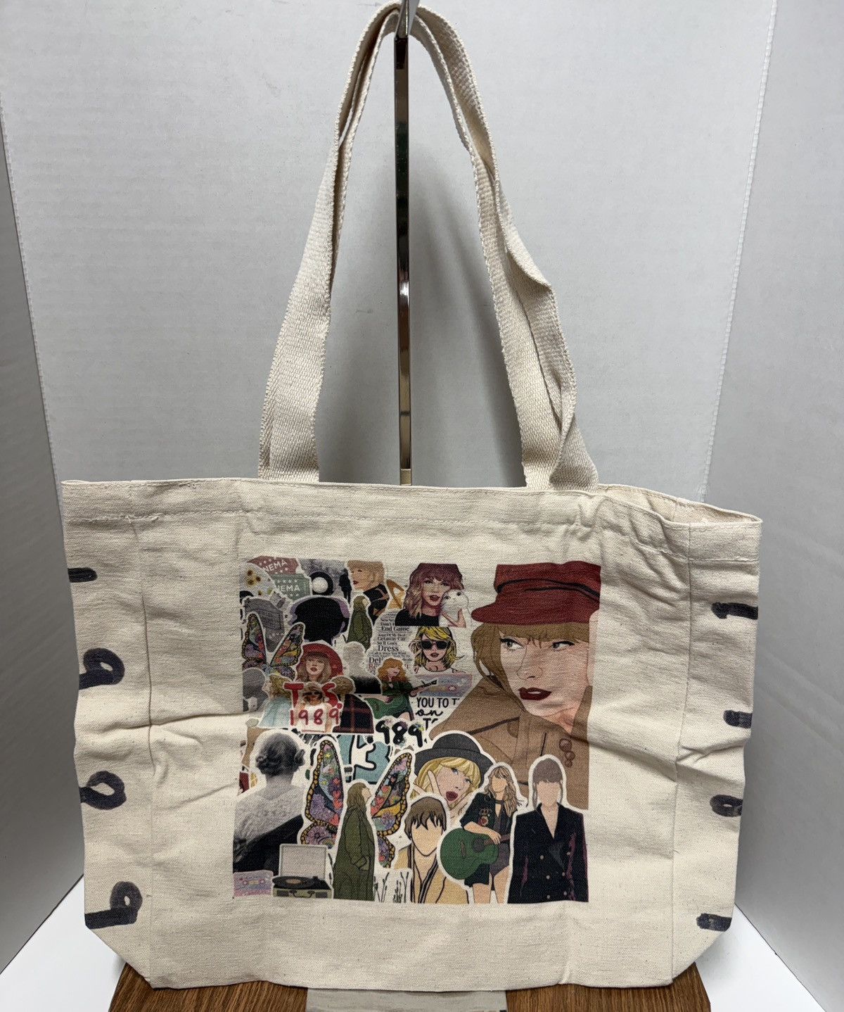 Other Taylor Swift 1989 Album Canvas Tote Bag Collage of Pictures Size ONE SIZE - 1 Thumbnail