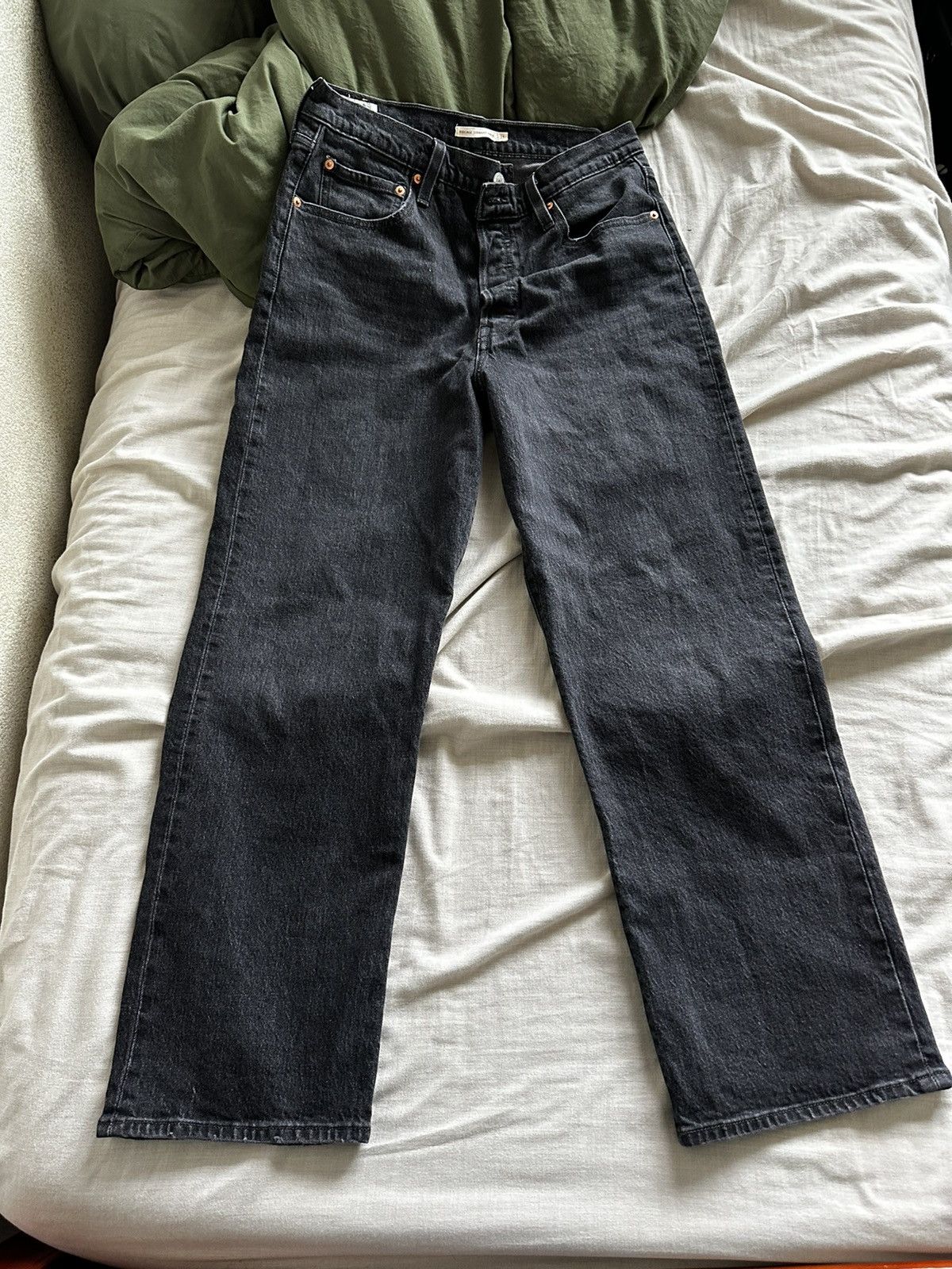Levi's Levi’s Ribcage Straight Ankle Jeans Size US 31 - 2 Thumbnail