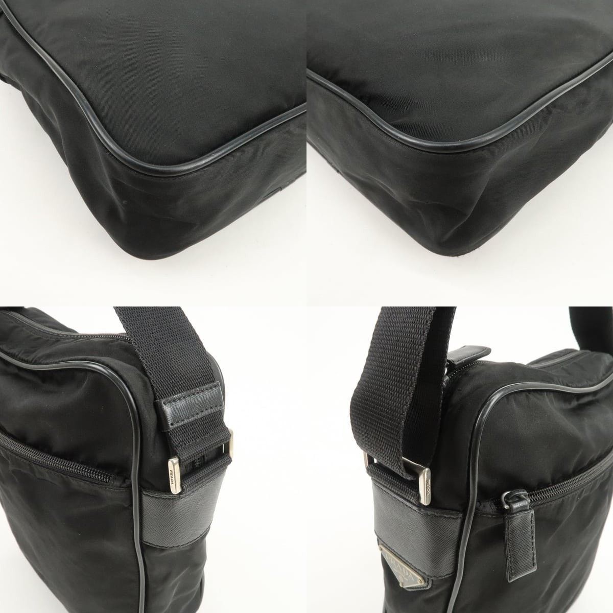 Prada Prada Tessuto Crossbody Bag Black Size ONE SIZE - 5 Thumbnail