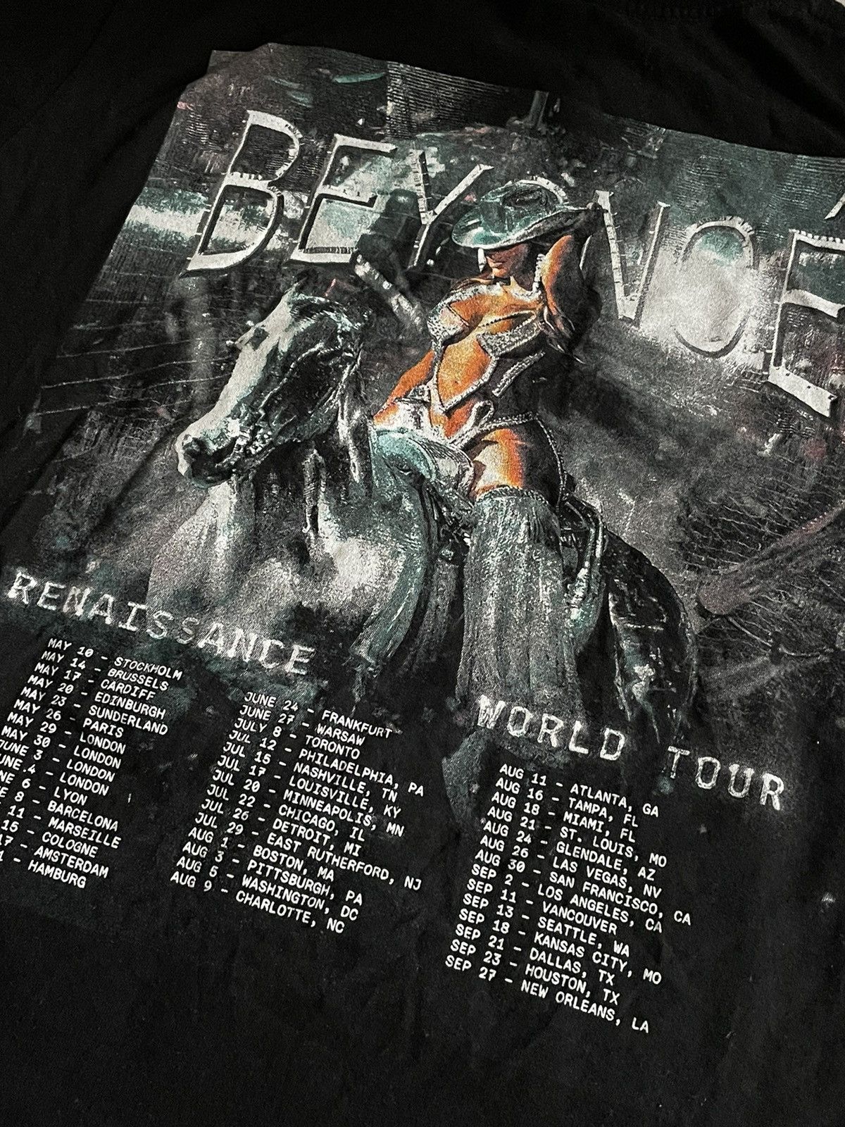 Band Tees × Beyonce 💥RARE💥 Beyonce Cowgirl Renaissance T-Shirt World Tour Size US S / EU 44-46 / 1 - 7 Thumbnail