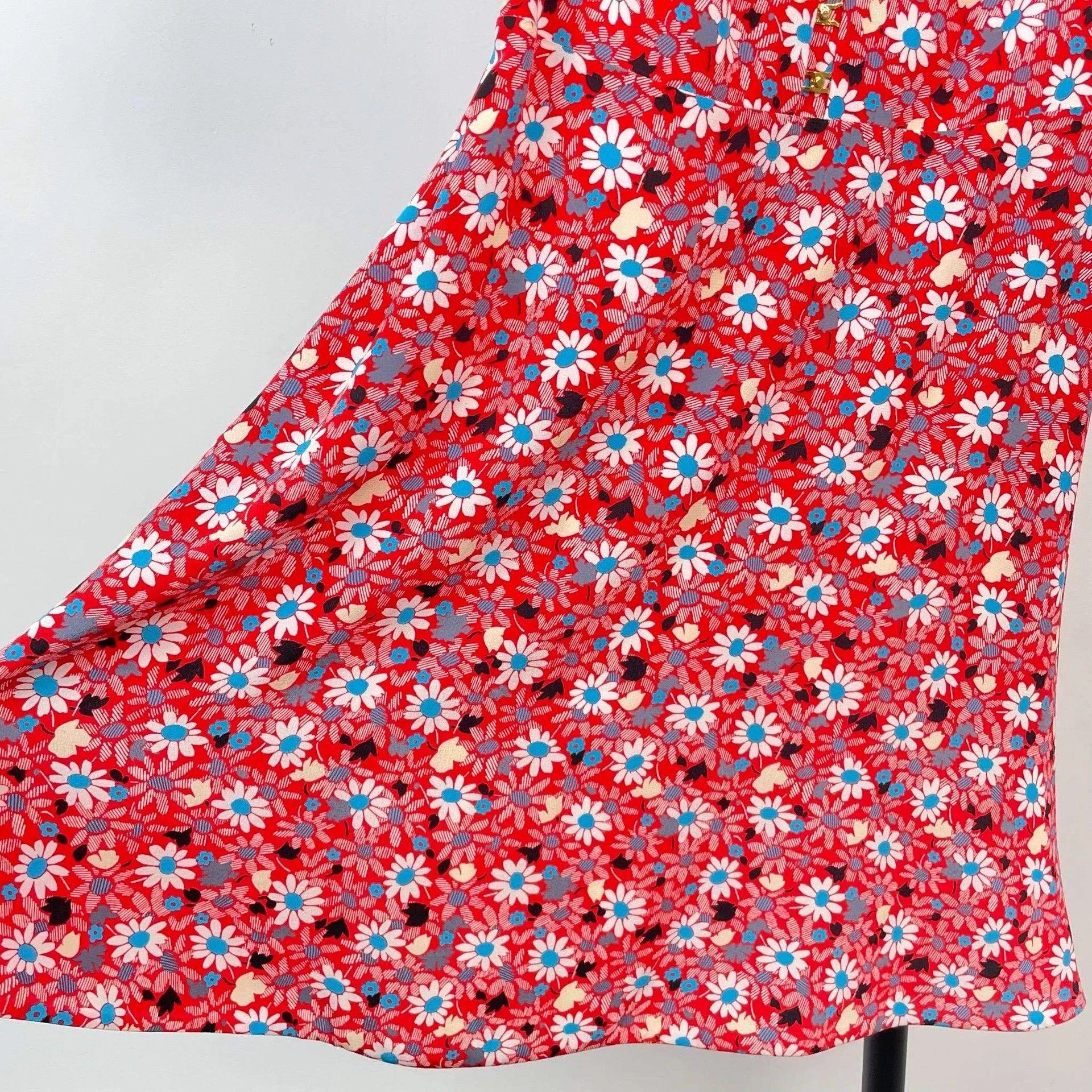Miu Miu MIU MIU women's floral dress 36 Size XS / US 0-2 / IT 36-38 - 8 Thumbnail