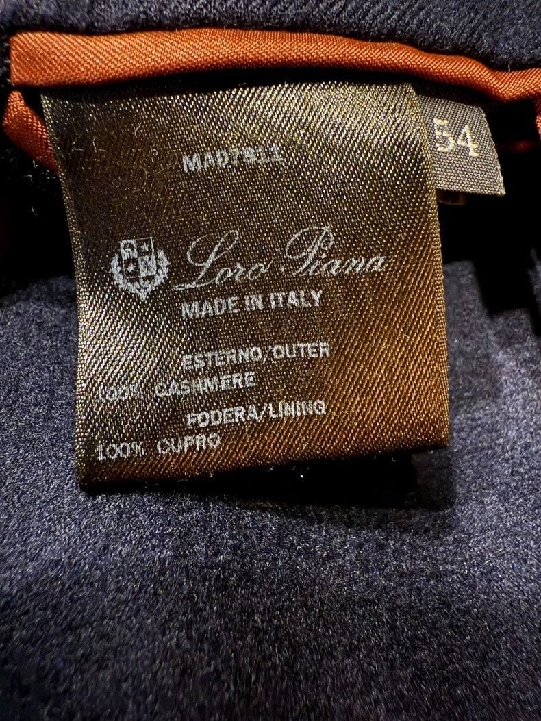 Loro Piana Loro Piana Navy Cashmere Coat- Size US XL / EU 56 / 4 - 5 Thumbnail