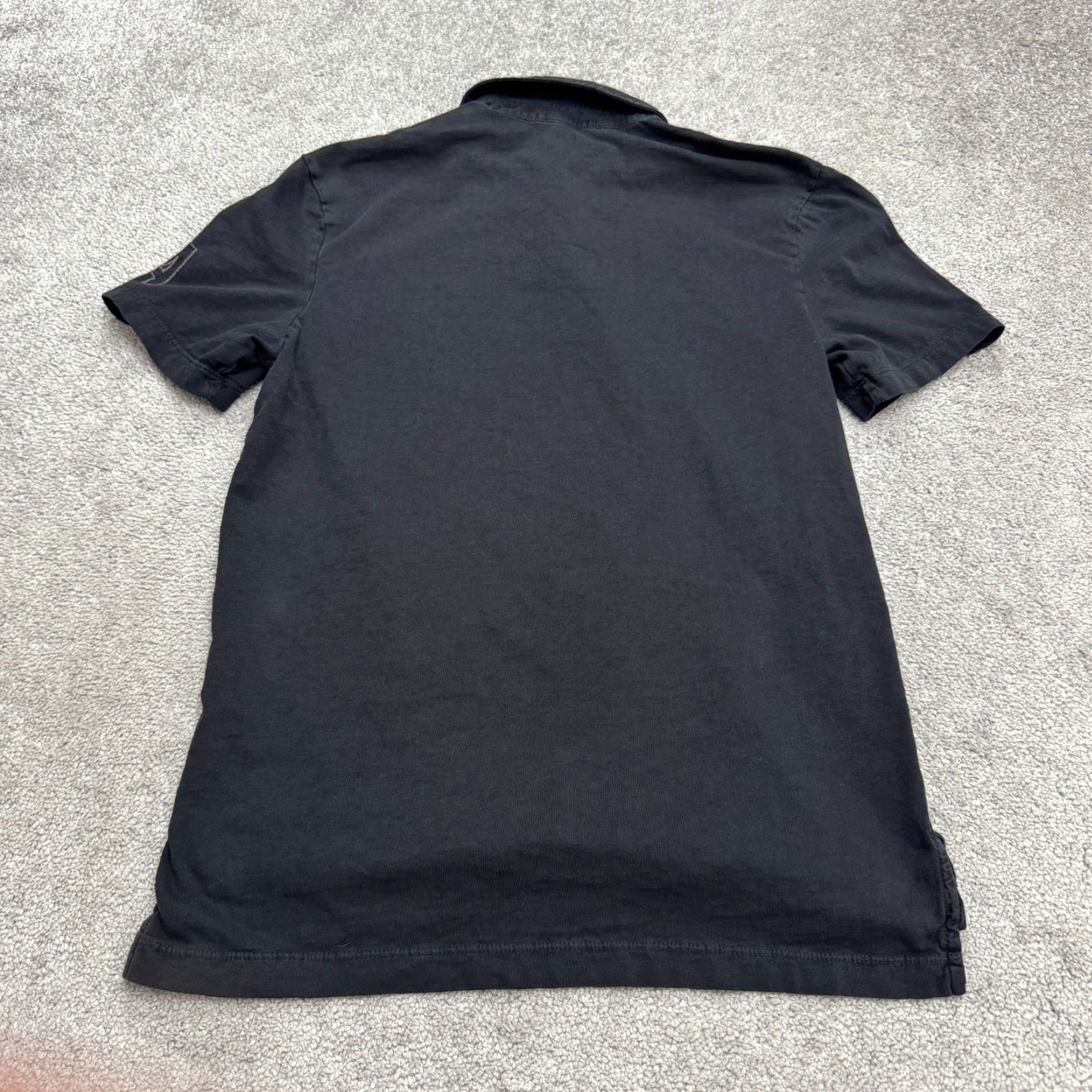 James Perse James Perse Polo Shirt Mens 1 Small Black Supima Cotton Short Sleeve Regular Fit Shirt Size US L / EU 52-54 / 3 - 2 Thumbnail