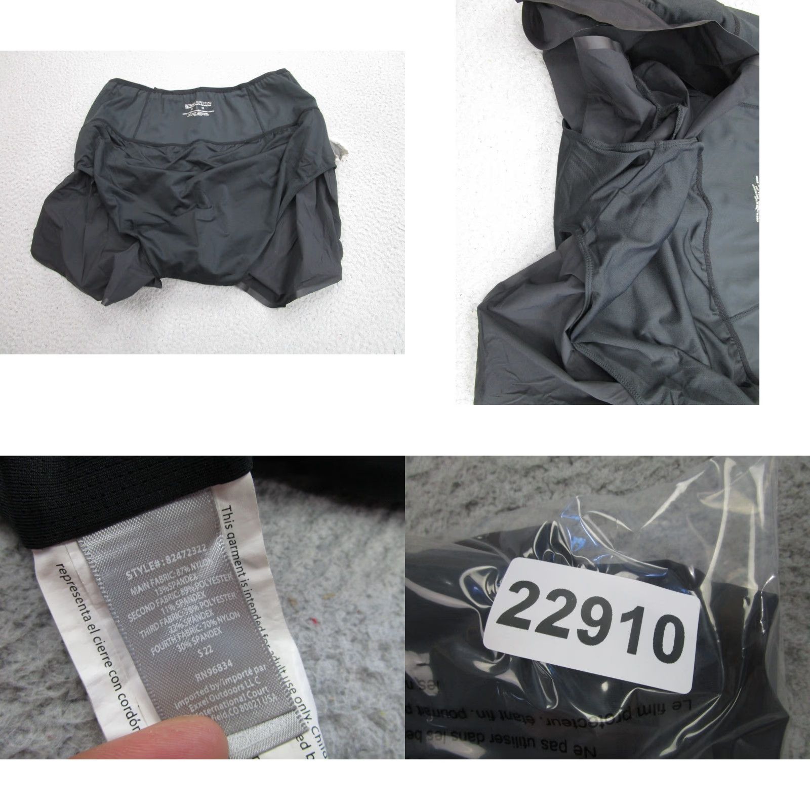 Vintage Ultimate Direction Shorts Black XL Running Pockets Lined Jason Scholar Dark? Size US 36 / EU 52 - 9 Thumbnail