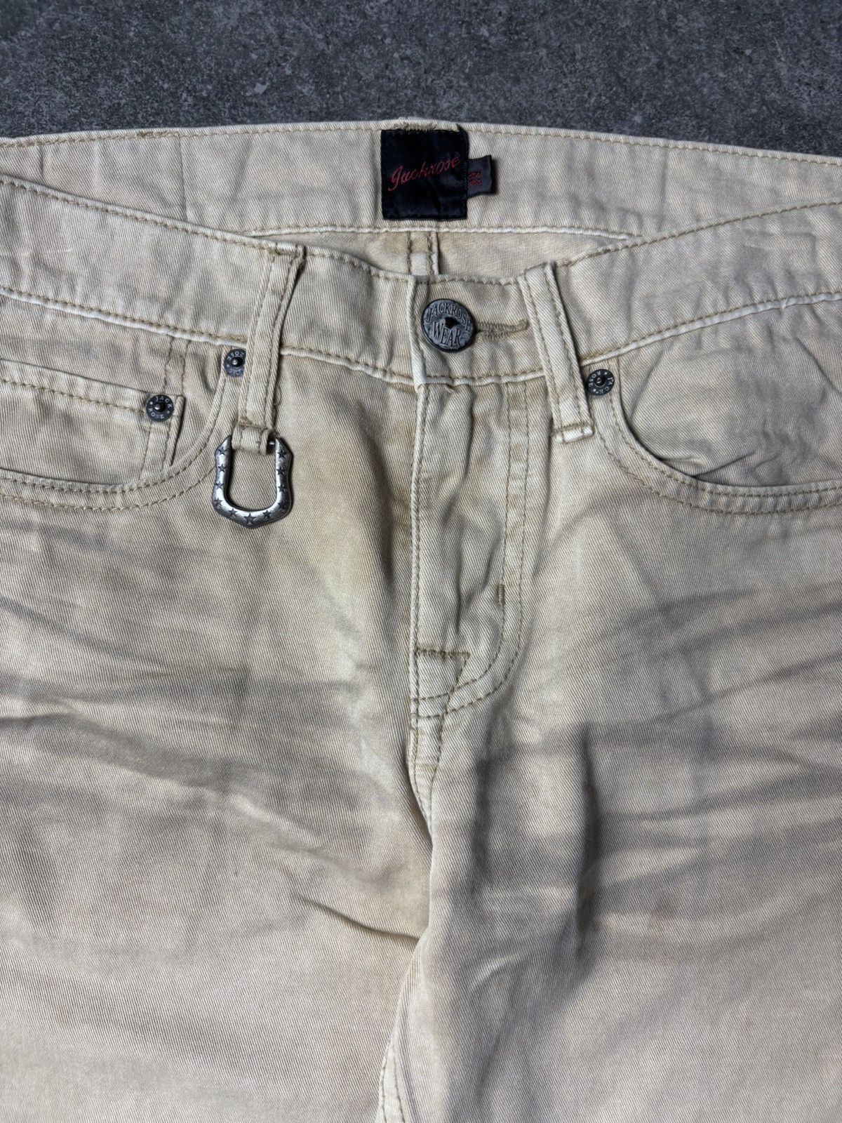 If Six Was Nine 2000s Jackrose Washed Bootcut Pants Size US 29 - 4 Thumbnail