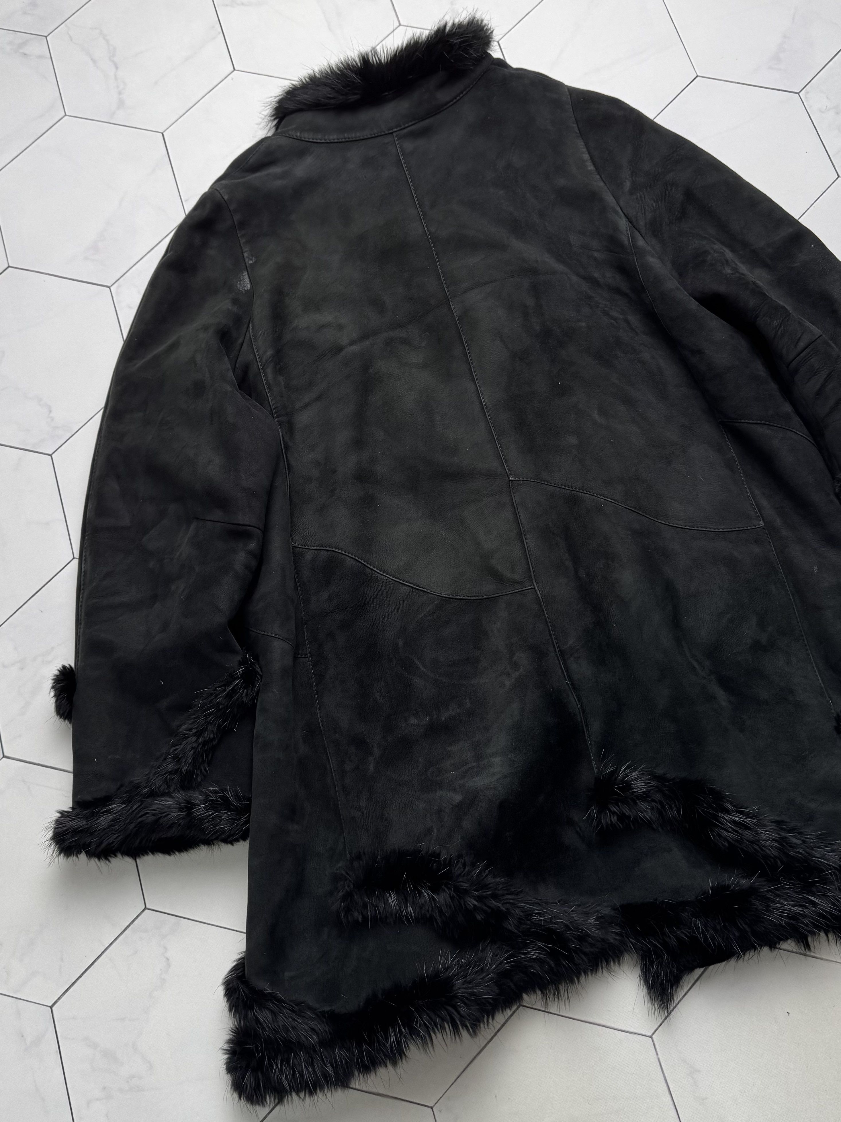 Vintage Vintage Real Shearling Coat (B550) Size L / US 10 / IT 46 - 19 Thumbnail