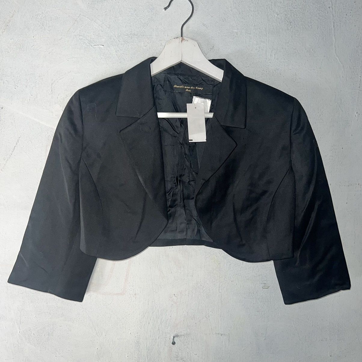 Ranald Van Der Kemp Blazer Crop Sz 40