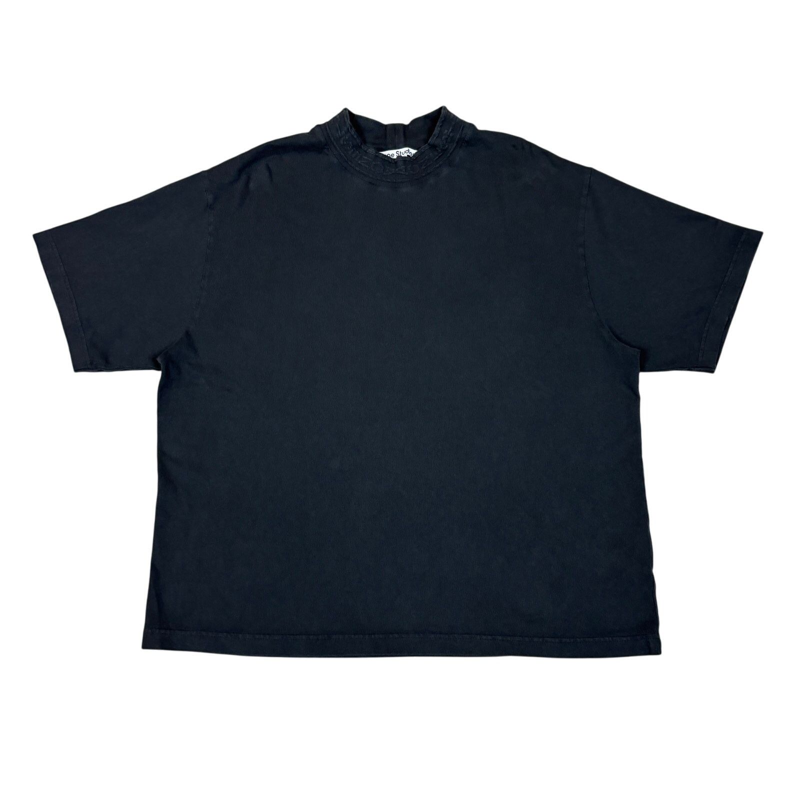 Acne Studios Alco U Chain Rib Mock Neck Shirt Large