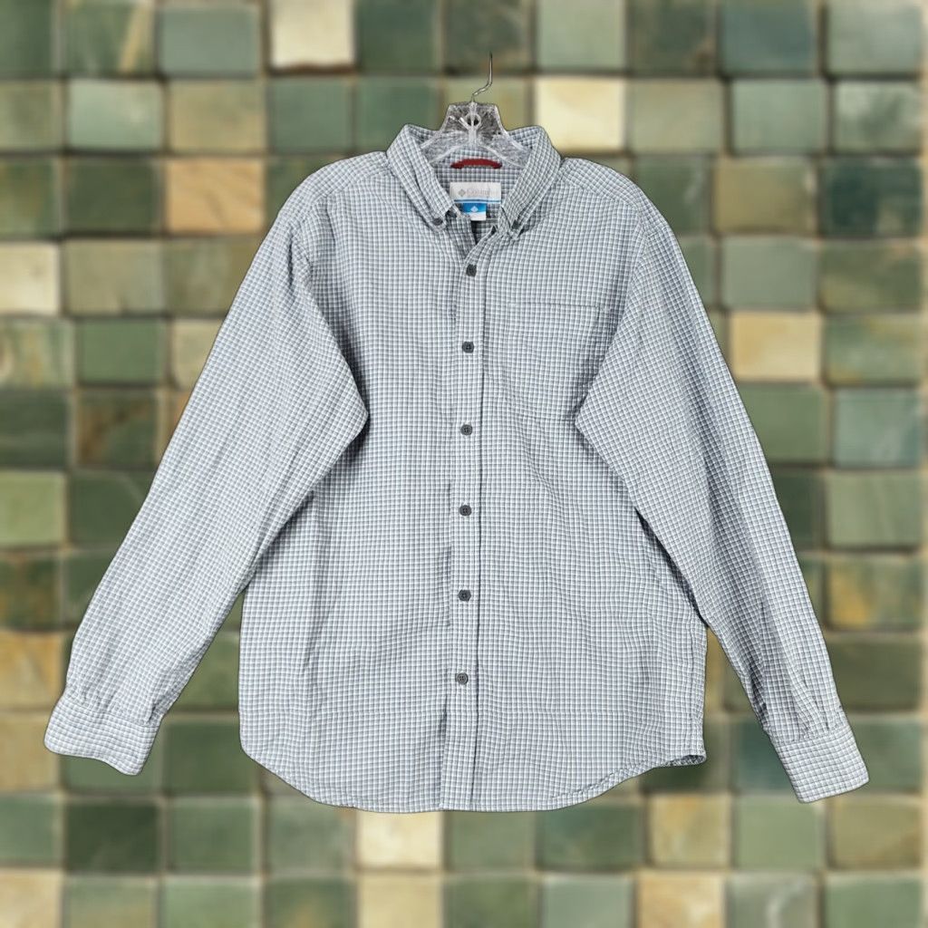 Vintage COLUMBIA Mens Gray Plaid Long Sleeve Button-Up Size M Size US M / EU 48-50 / 2 - 1 Thumbnail