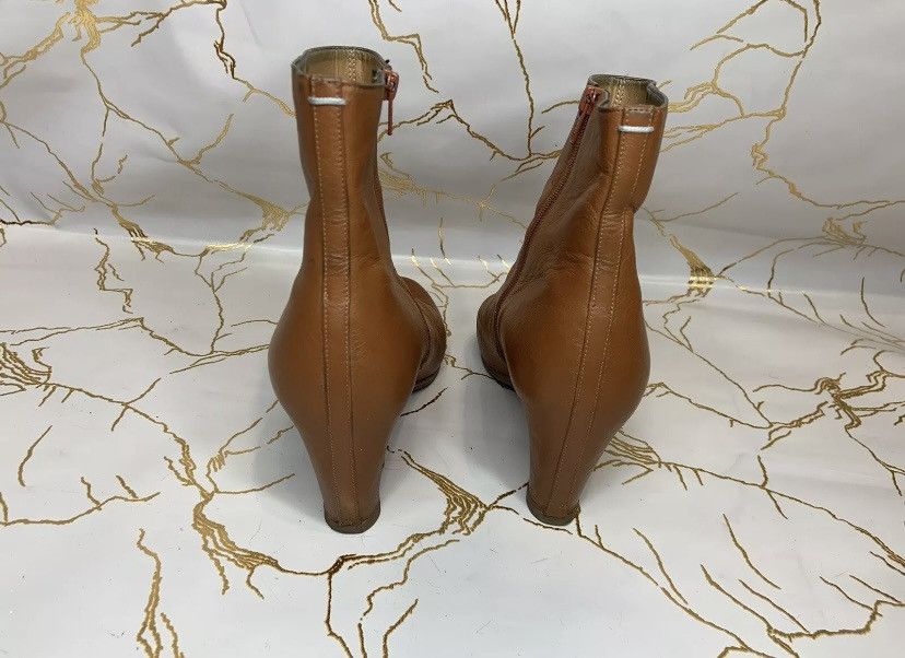 Maison Margiela Maison Martin Margiela Brown Leather Almond Heeled Boots Size US 8 / IT 38 - 5 Thumbnail