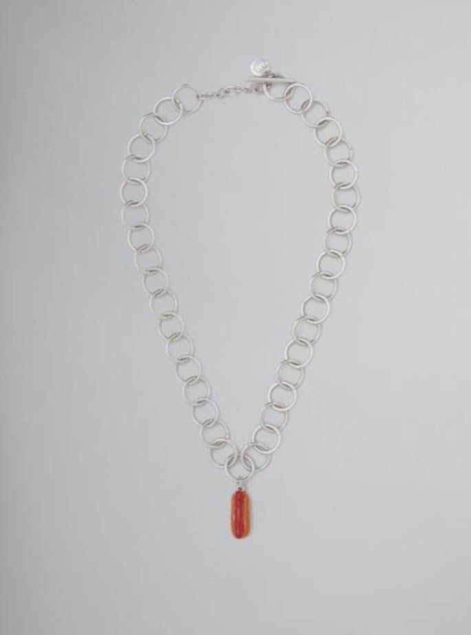 Marni o1w1db10125 Size:OS/Motif Chram Necklace in Silver Size ONE SIZE - 1 Preview