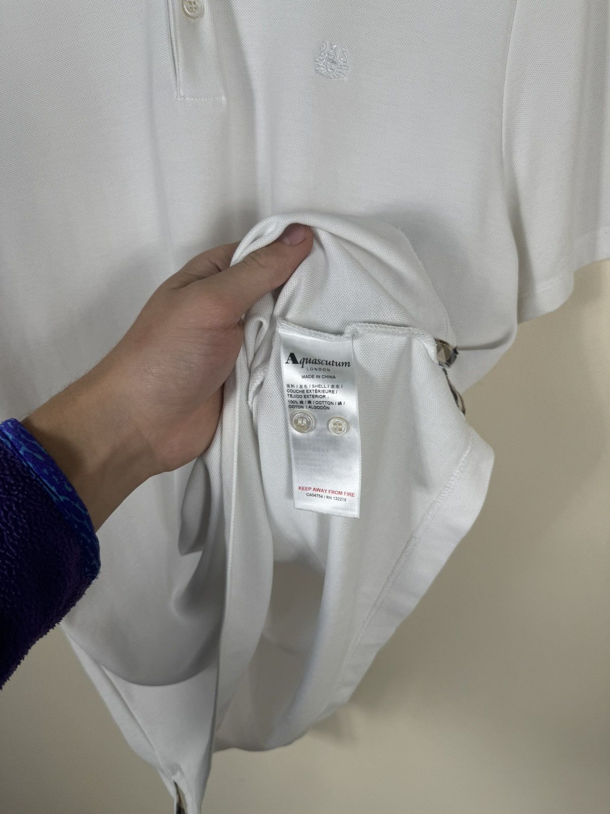 Aquascutum Aquascutum London logo classic polo t shirt Size US M / EU 48-50 / 2 - 6 Thumbnail