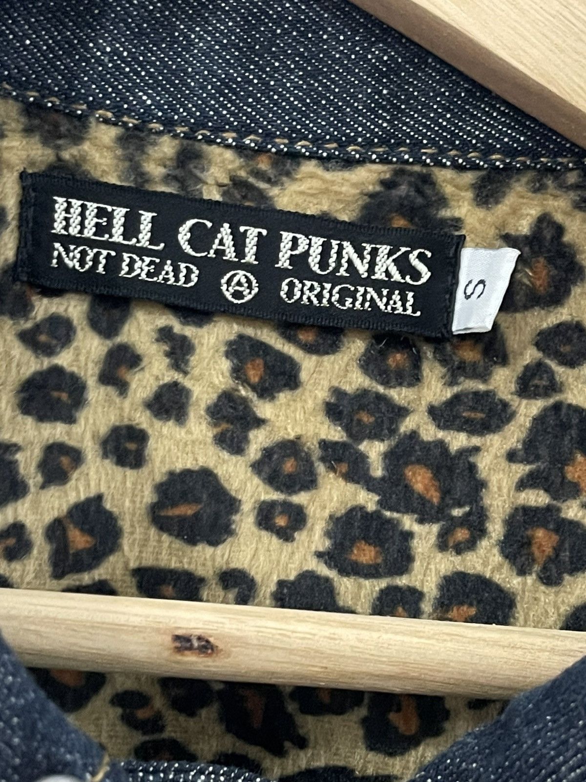 Seditionaries Hell Cat Punks Not Dead Leopard Denim Jacket Size US S / EU 44-46 / 1 - 4 Thumbnail